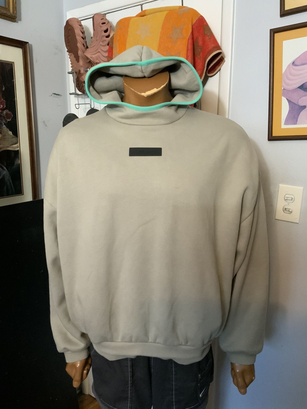 Fear of God Fear Of God Essentials Mock Neck Fleece Pullover Hoodie Size US M / EU 48-50 / 2 - 11 Thumbnail