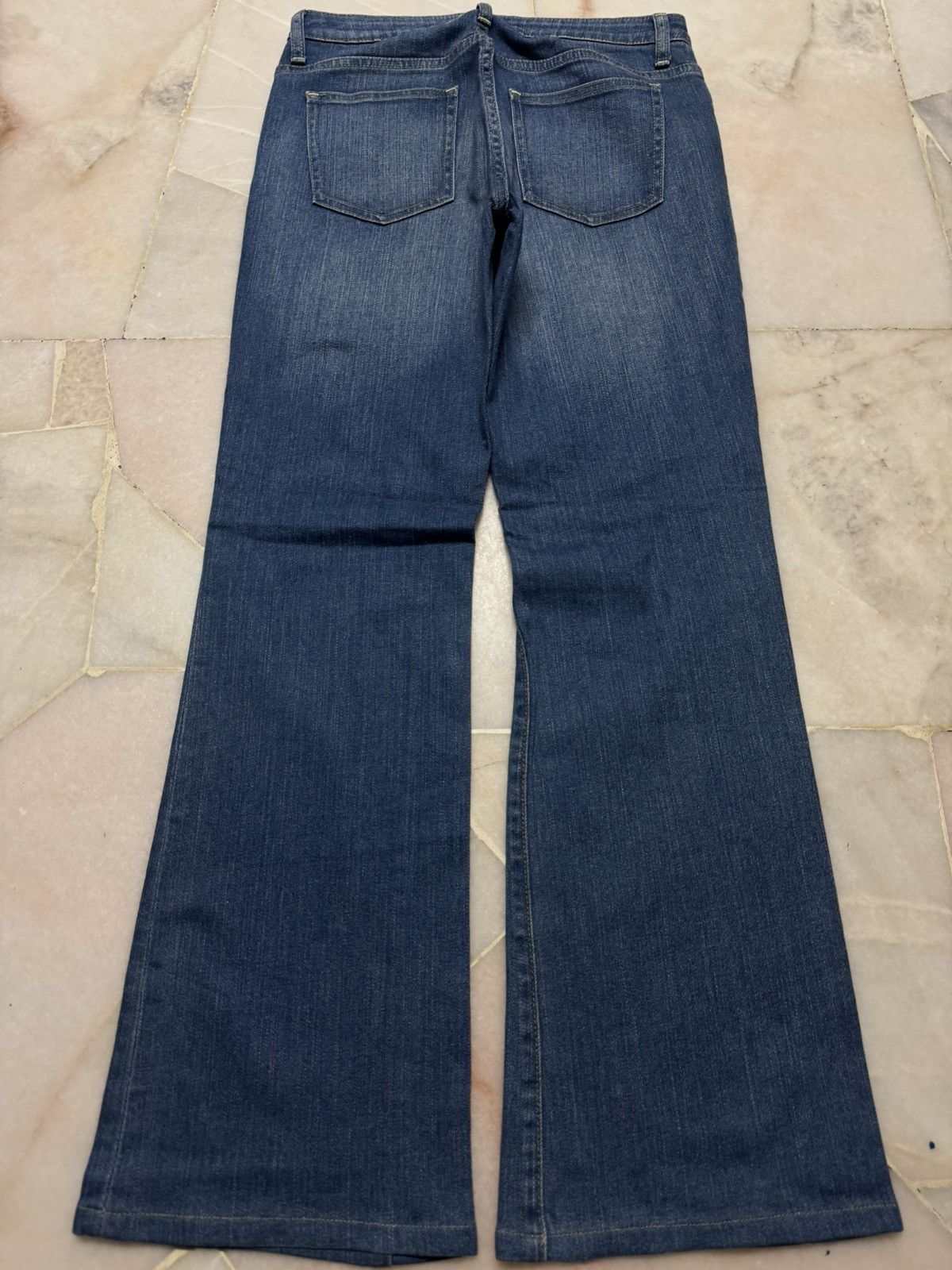 Uniqlo 💥FLARE💥90s STYLE UNIQLO UJ MUDWASH BOOTCUT BLUE JEANS Size US 27 - 11 Thumbnail