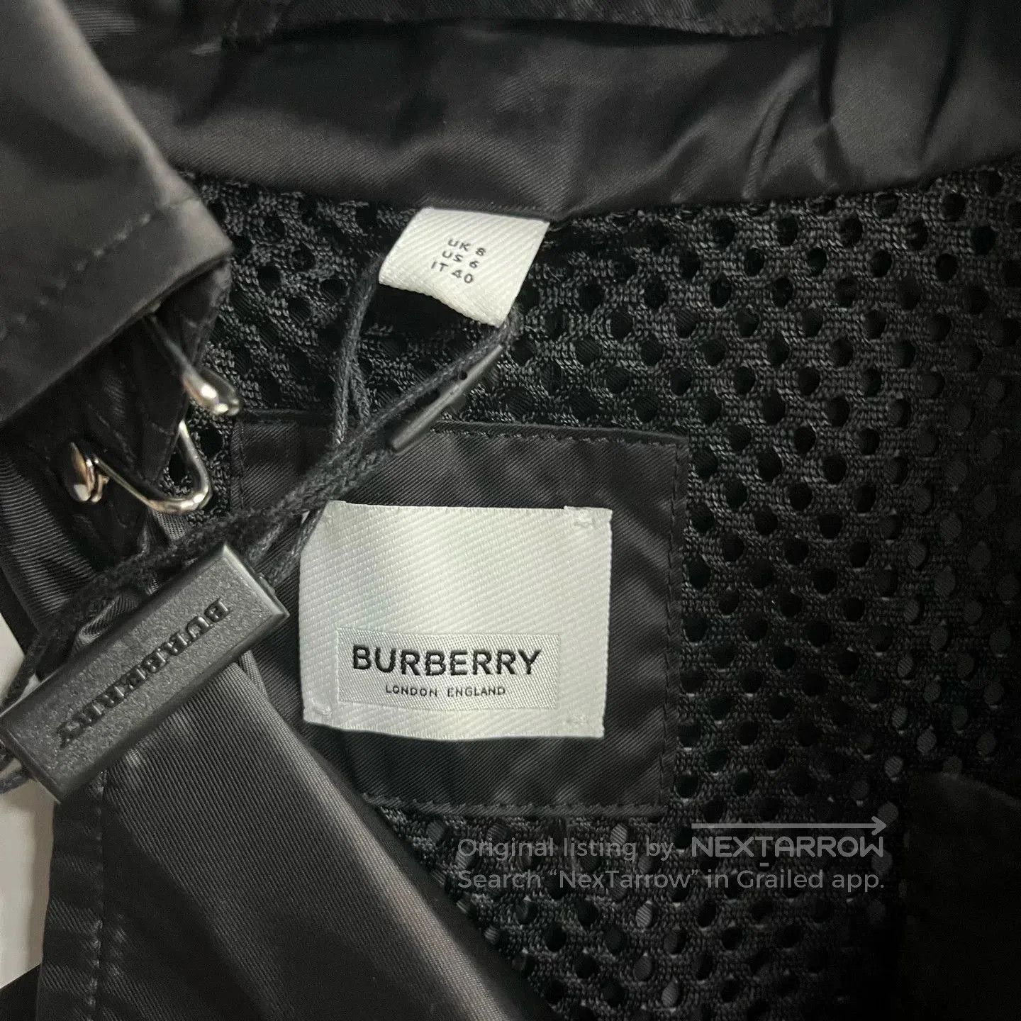 Burberry Burberry Black Double-Breasted Trench Coat. Size M / US 6-8 / IT 42-44 - 3 Thumbnail