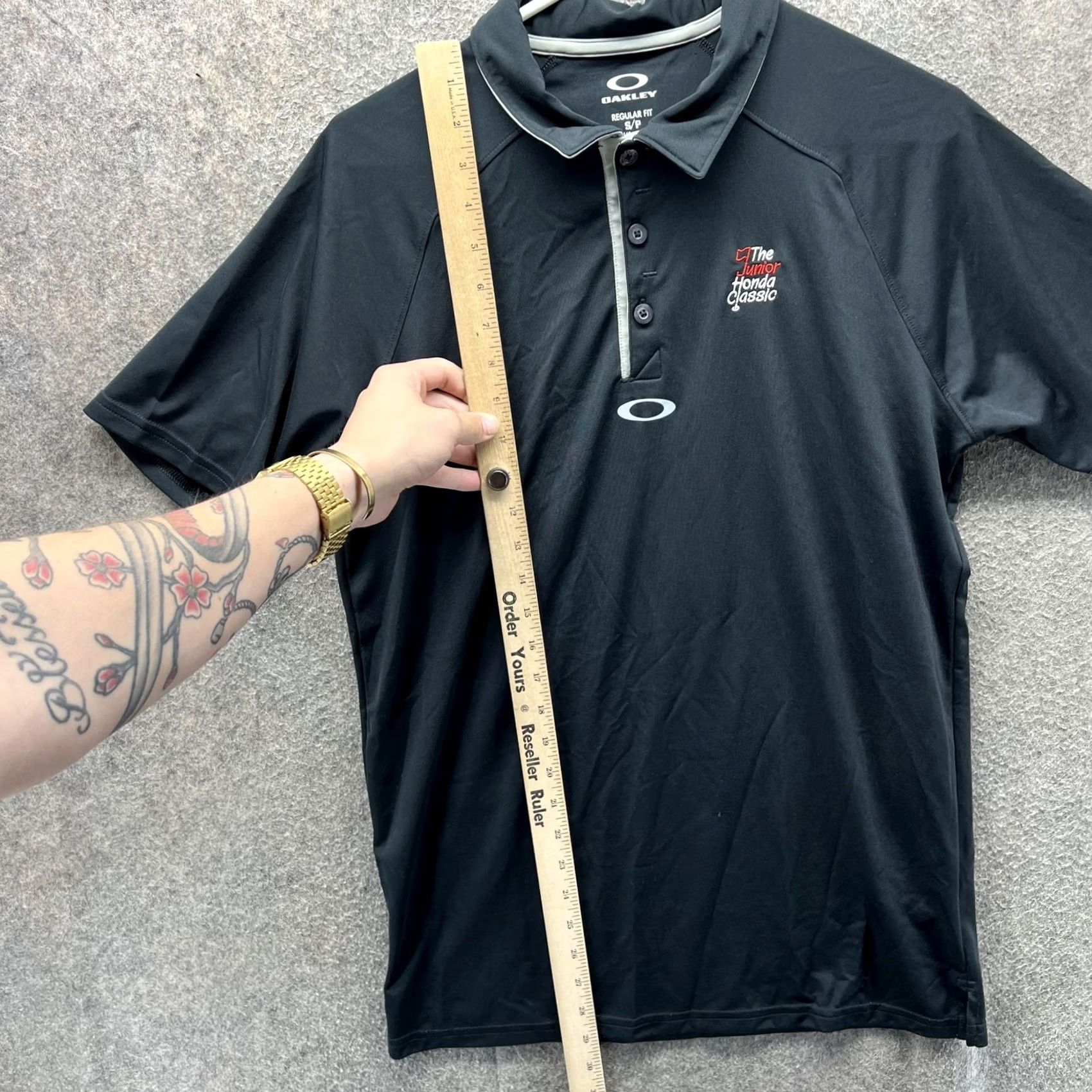 Oakley Oakley Polo Shirt Mens S Black Hydrolix Honda Classic Embroidered Golf Shirt Size US S / EU 44-46 / 1 - 6 Thumbnail