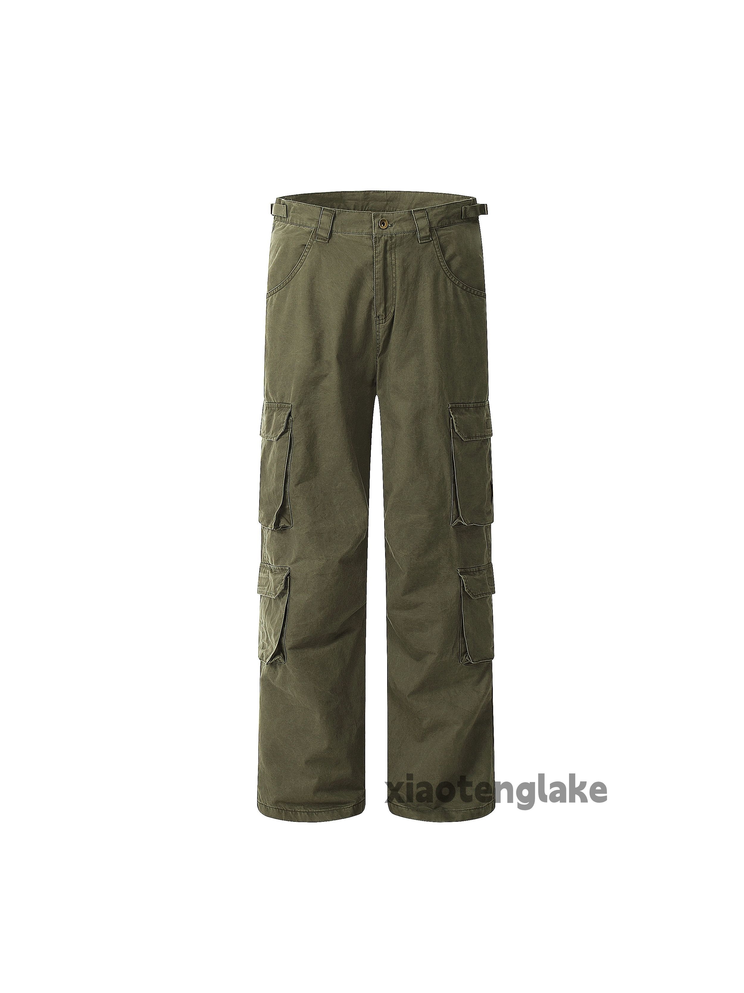 Designer × Japanese Brand × Vintage washed faded cleanfit loose baggy double cargo pants Size US 34 / EU 50 - 5 Thumbnail