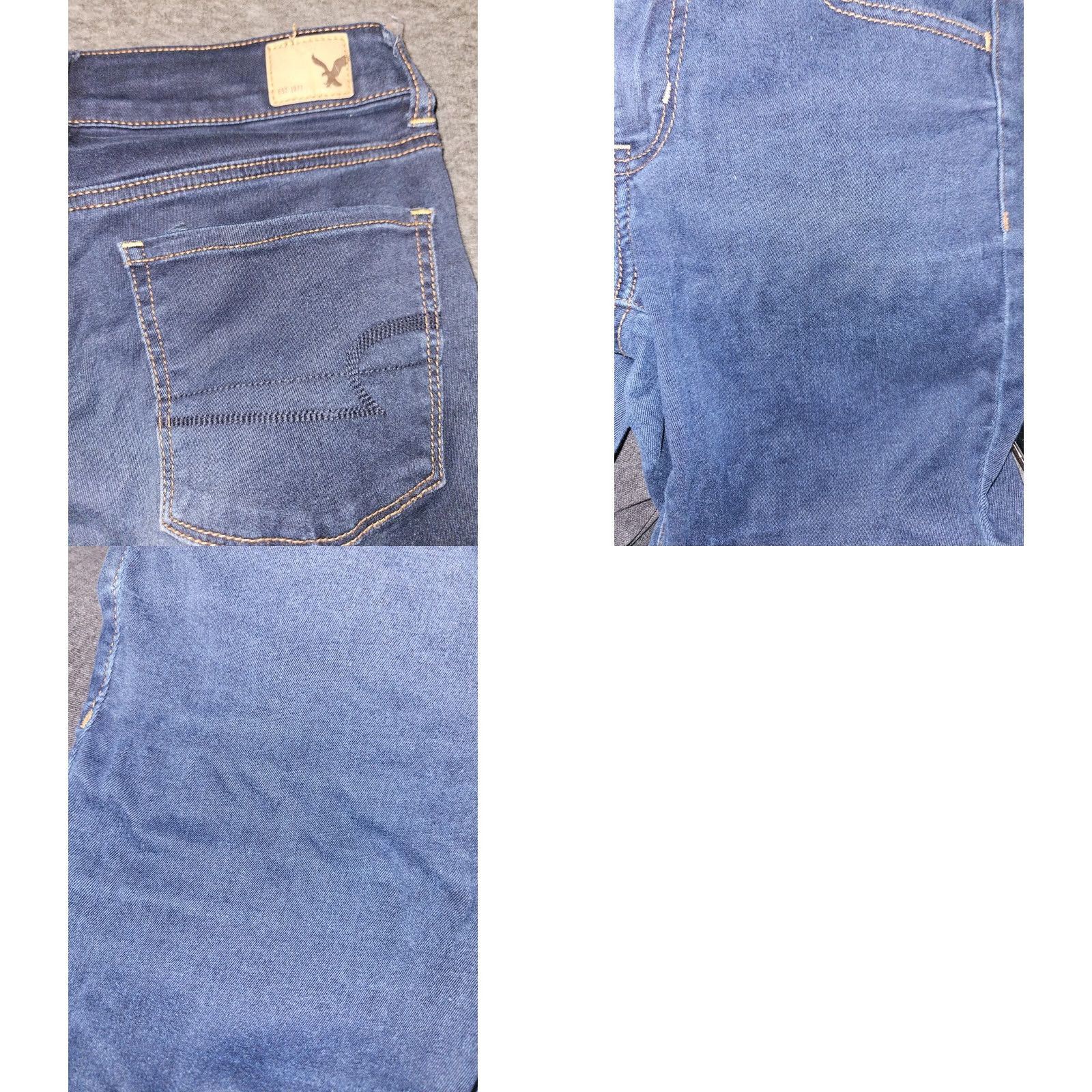American Eagle Outfitters VINTAGE American Eagle Outfitters Hi Rise Jeggings Jeans Womens 6 Blue Preppy 27 Inseam 28 In Waist Pockets Stretch Easy Care Regular Size 28" / US 6 / IT 42 - 8 Thumbnail