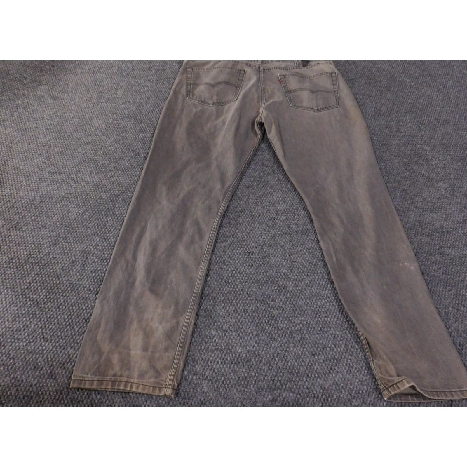 Levi's VINTAGE? No — Levis 527 Jeans Mens 38x32 Gray Denim 100% Cotton Regular Bootcut 5-Pocket Charcoal Wash Size US 38 / EU 54 - 7 Thumbnail