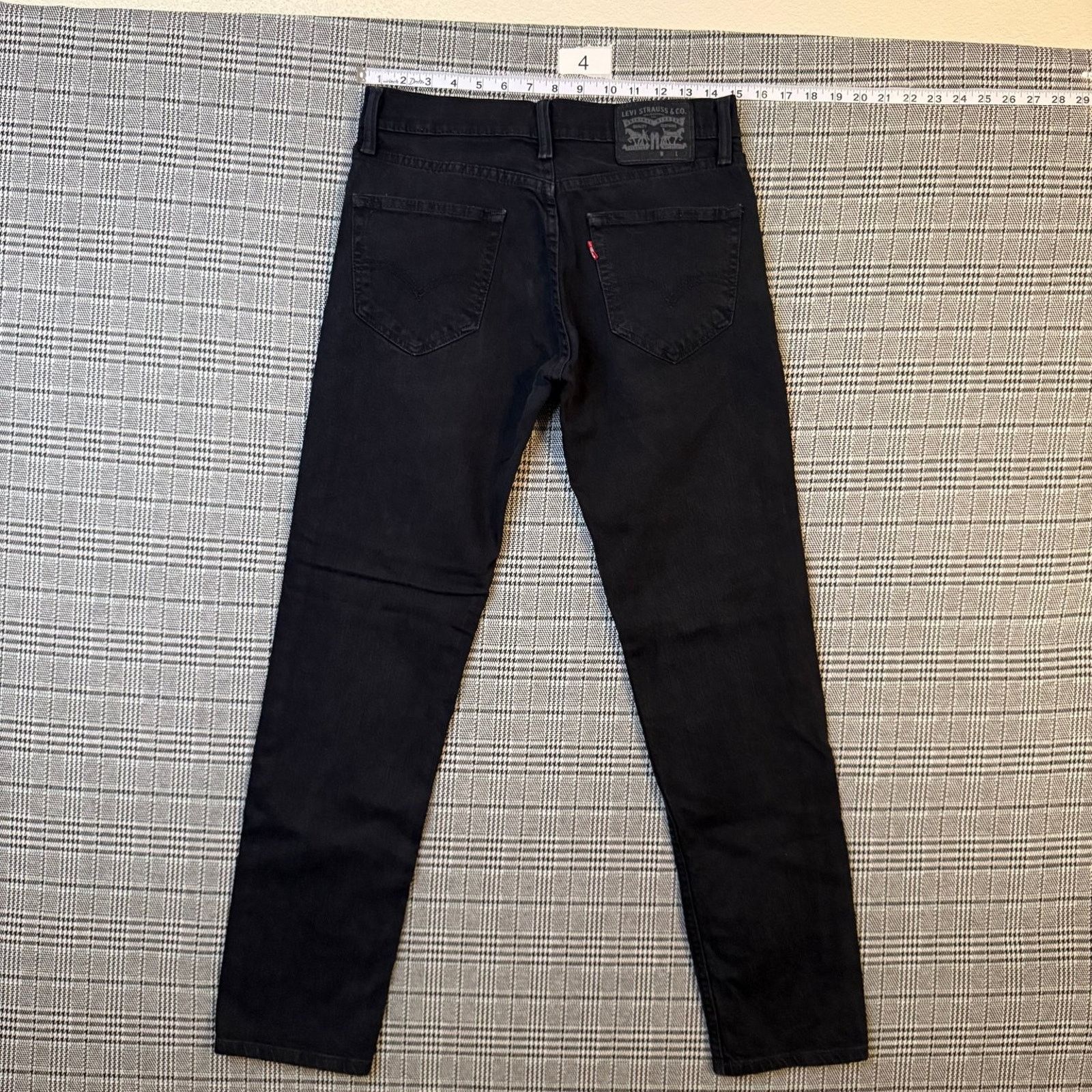 Levi's Levi's 511 Men's Jeans Black Denim Slim Distressed 29x30 Size US 29 - 1 Thumbnail