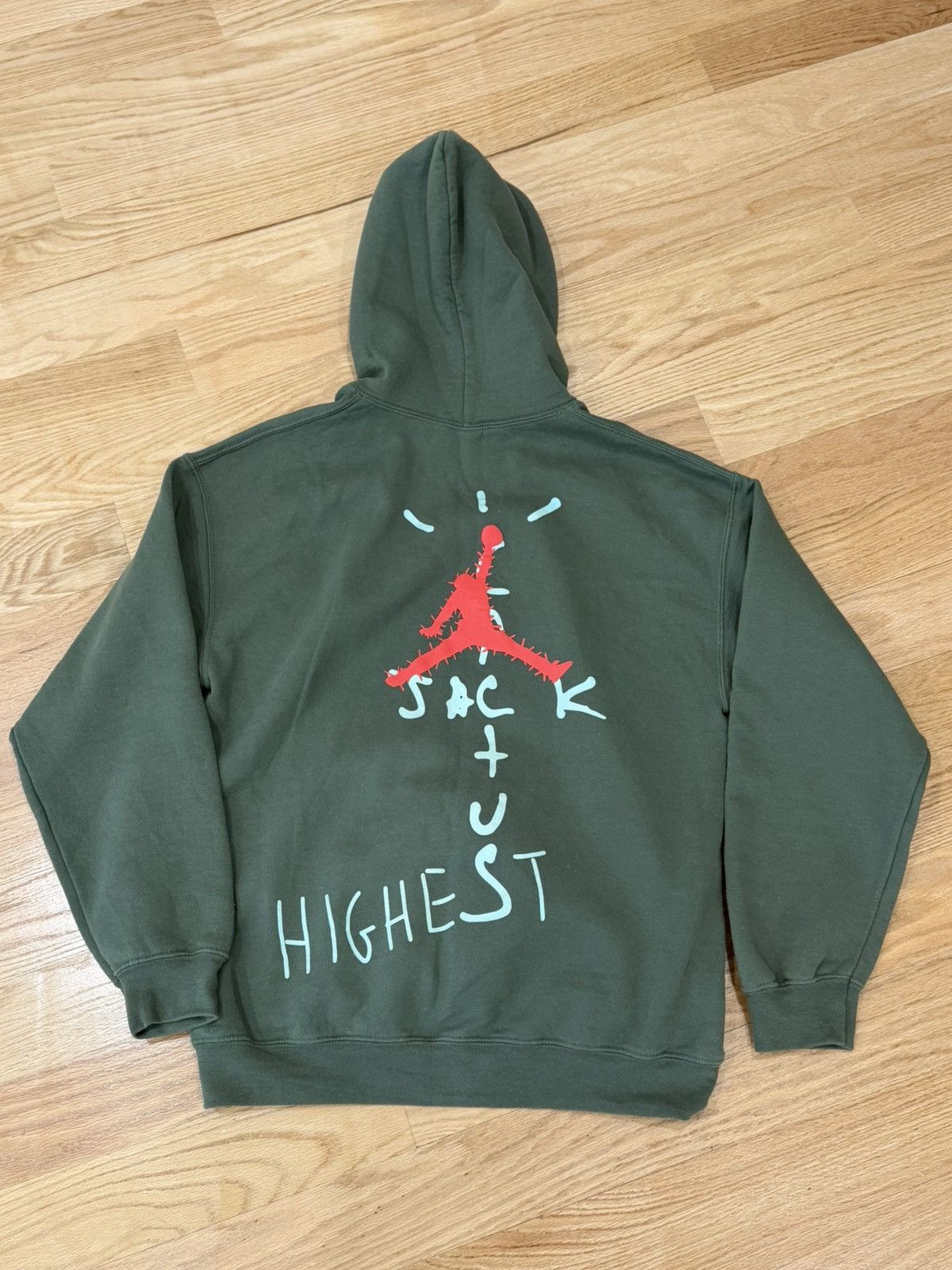 Nike × Travis Scott Travis Scott x Nike Air Olive Hoodie Medium Size US M / EU 48-50 / 2 - 3 Thumbnail