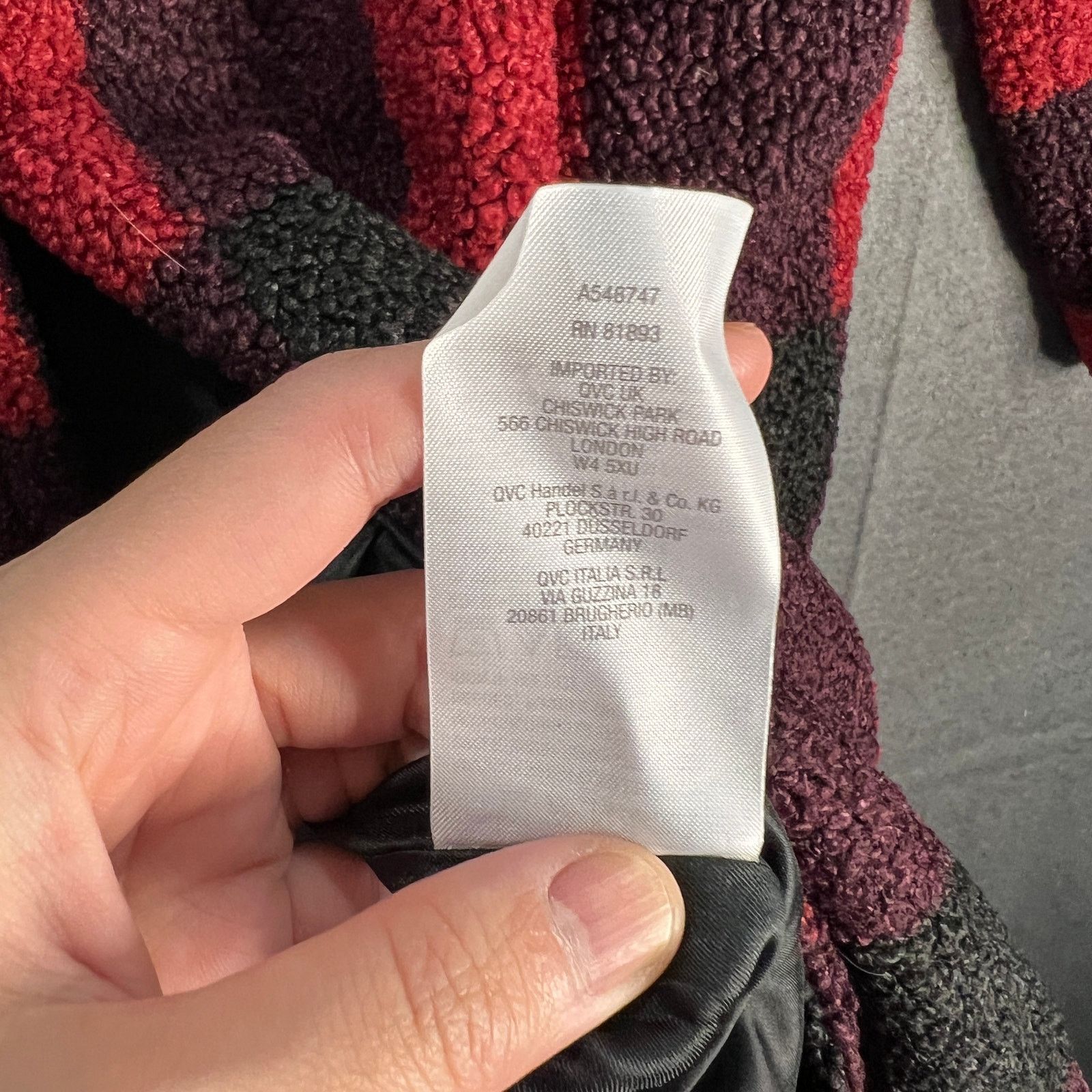 Other Joan Rivers Regular Plaid Sherpa Teddy Coat Size Large Size L / US 10 / IT 46 - 6 Thumbnail