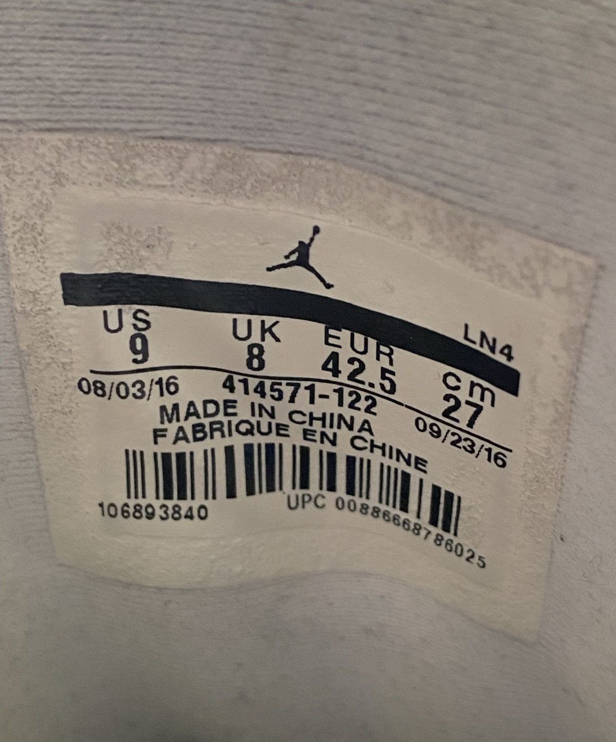 Jordan Brand Nike Air Jordan 13 Retro OG Chicago 2016 Cherry Sneakers Size US 9 / EU 42 - 8 Thumbnail