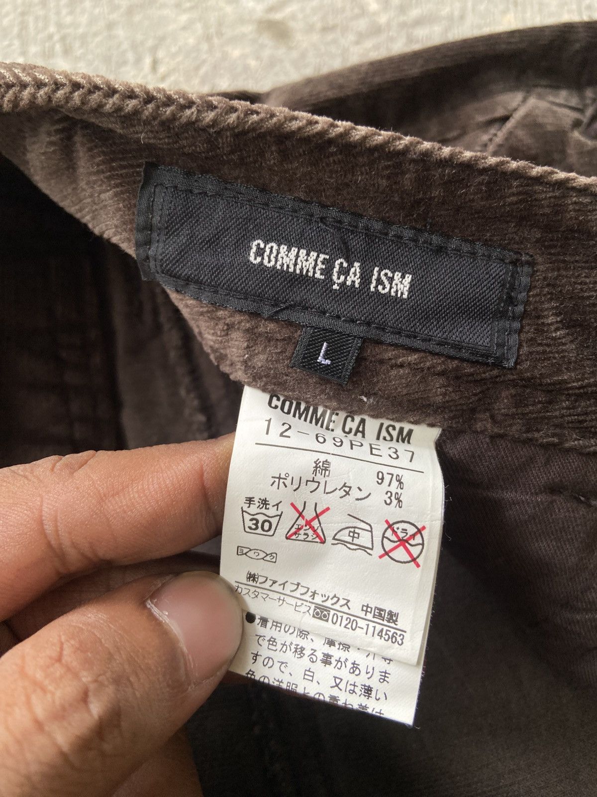 Le Grande Bleu (L.G.B.) 2000s Comme Ca Ism - Apocalypse Style Flare Corduroy Pants Size US 28 / EU 44 - 6 Thumbnail