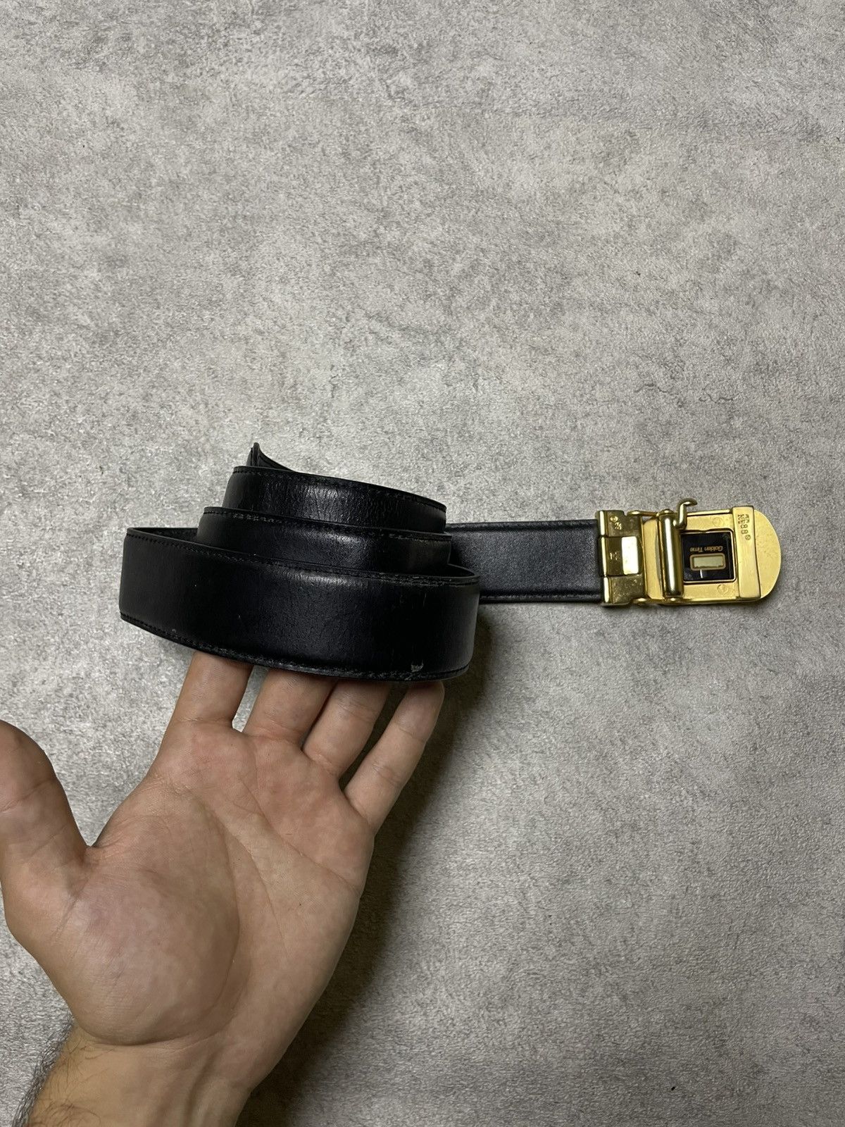 If Six Was Nine Skull IfSixWasNine Camel Time🕰️ Leather BeltArchive Piece Size ONE SIZE - 7 Thumbnail