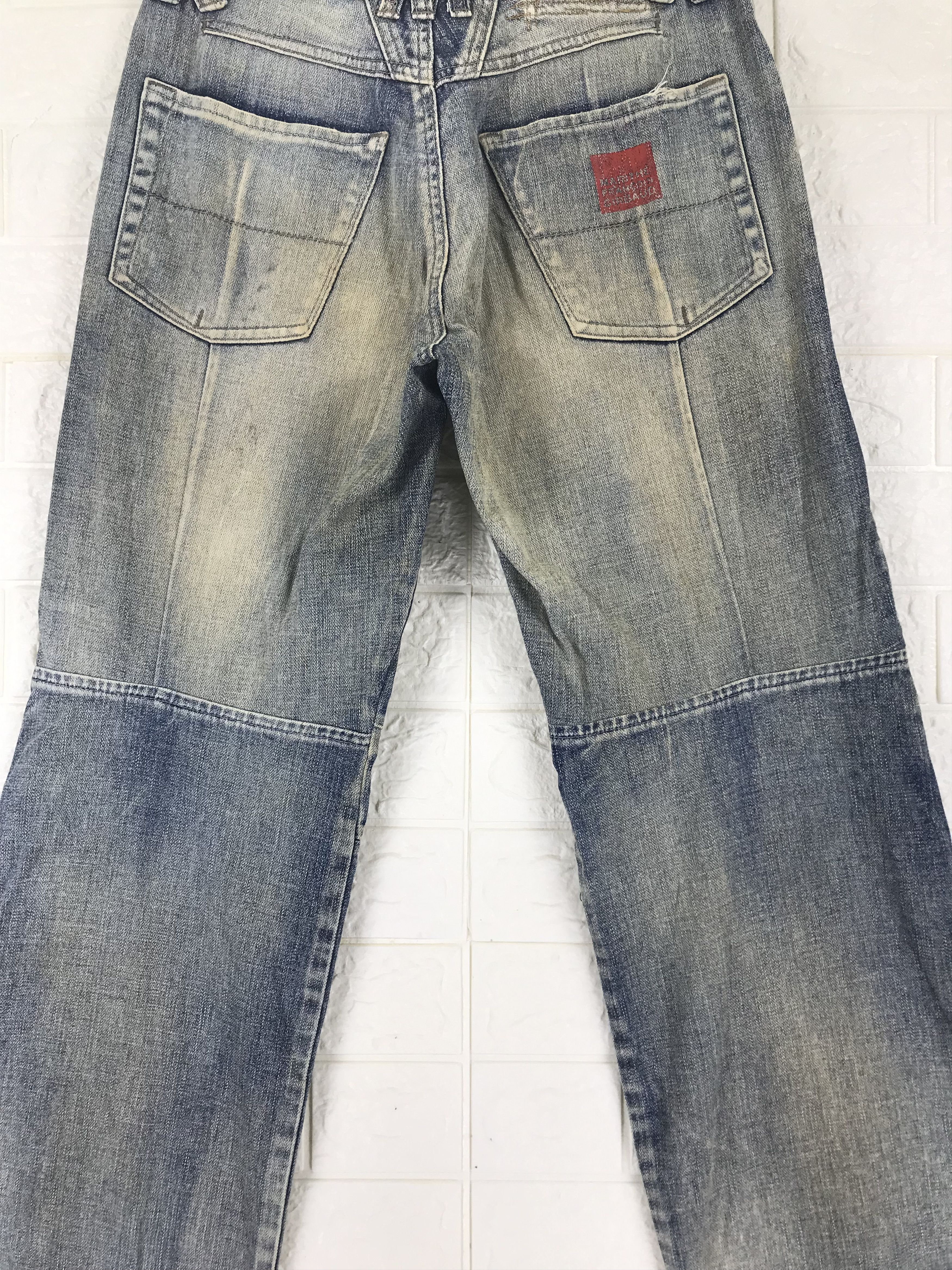 Marithe + Francois Girbaud Vintage Marithe Francois Girbaud Mud Wash Baggy Jeans Size US 30 / EU 46 - 7 Thumbnail