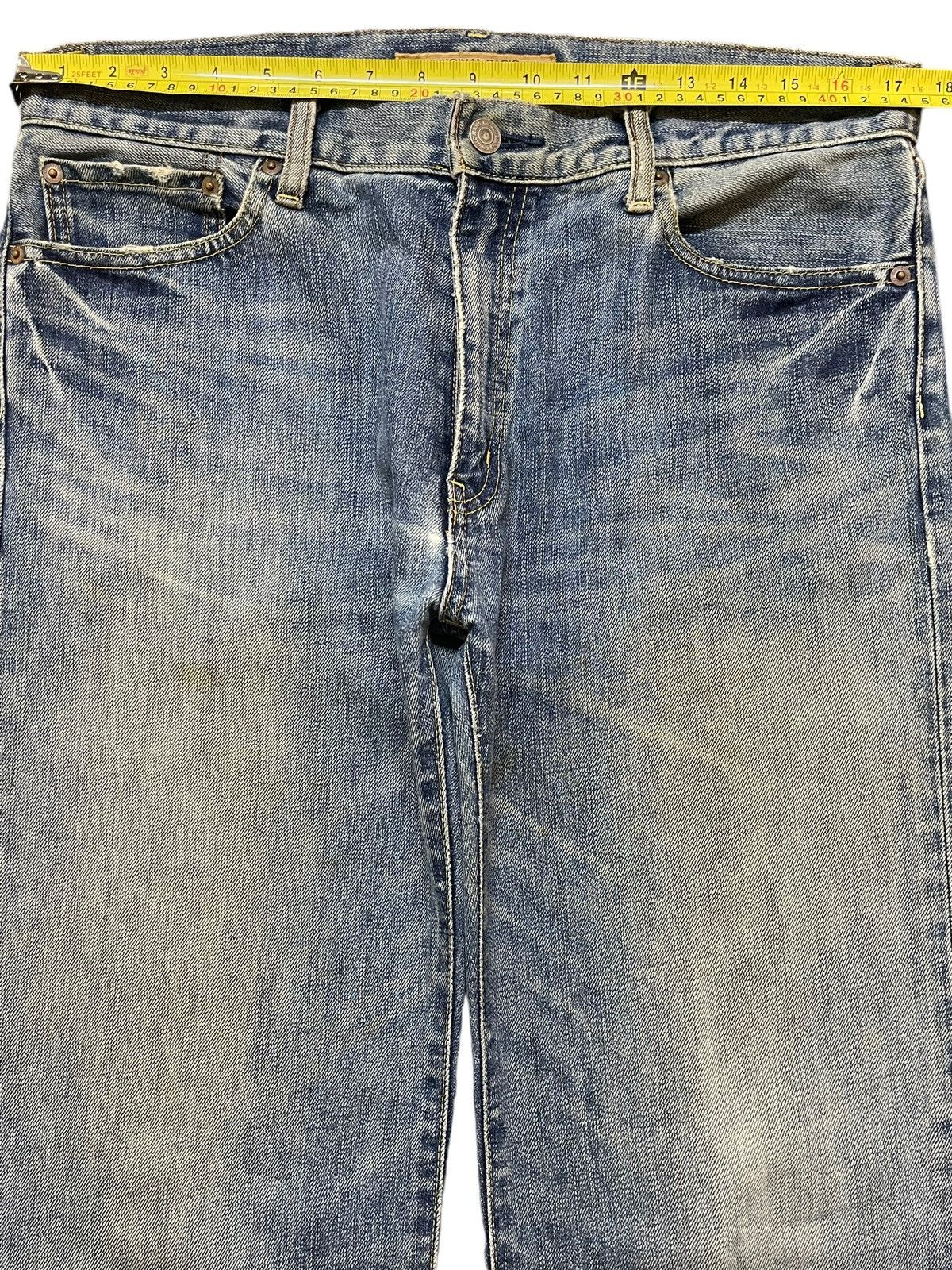 Uniqlo Vintage Japanese Uniqlo Blue Faded Wash Style Loose Jeans Size US 34 / EU 50 - 11 Thumbnail