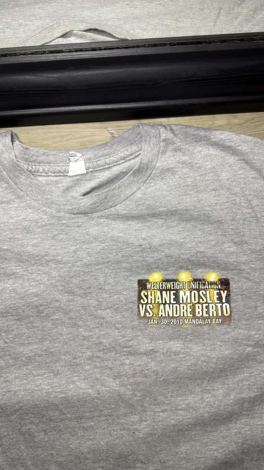 Other Vintage / Y2K 2010 Shane Mosley Vs. Andre Berto Fight Shirt Size US L / EU 52-54 / 3 - 2 Thumbnail