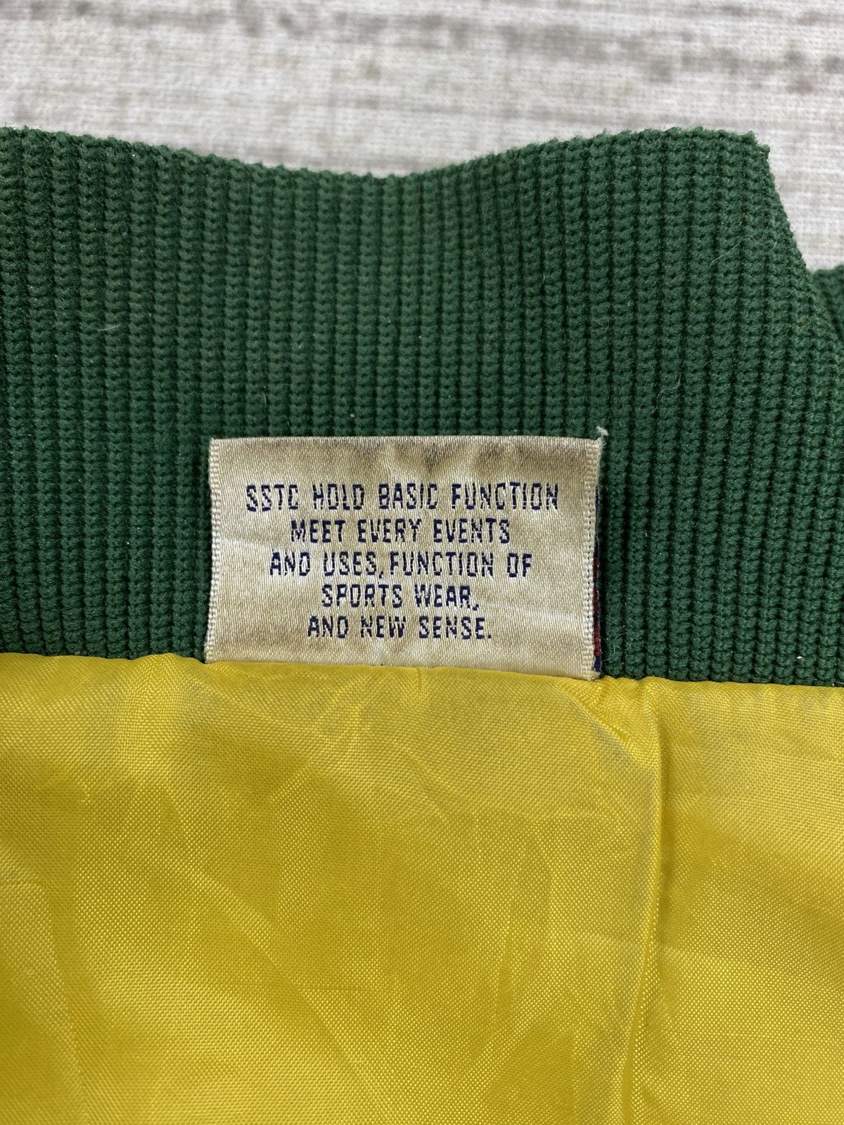 Japanese Brand × Vintage Vintage SSTC Real Athletic Fullzip Bombers Jacket Size US L / EU 52-54 / 3 - 8 Thumbnail