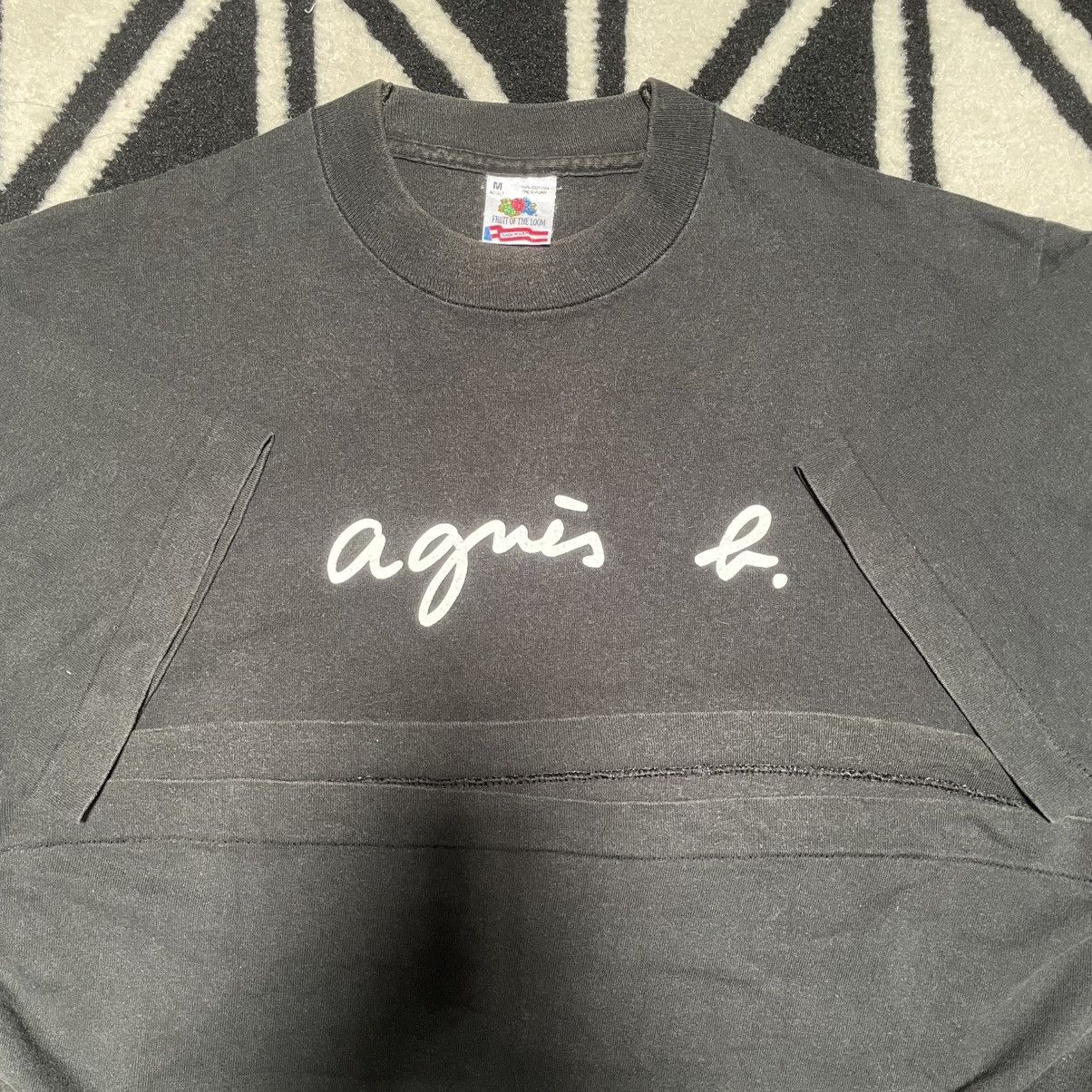 agnes b. VINTAGE AGNES B HOMME MEN PARIS SPELL OUT T-SHIRT Size US M / EU 48-50 / 2 - 2 Thumbnail