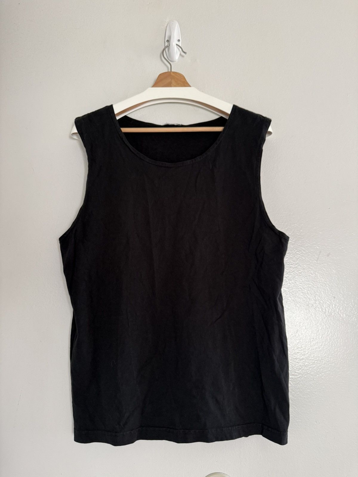 Los Angeles Apparel LA Apparel Stretchy Black Regular Fit Garment Dyed Tank Top Size US S / EU 44-46 / 1 - 2 Thumbnail