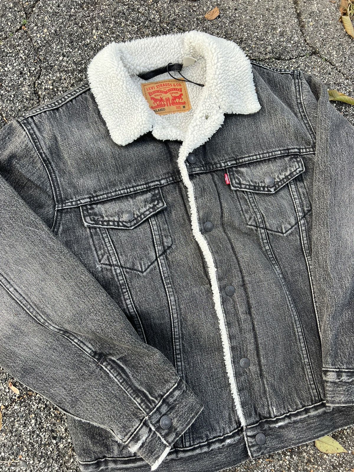 Levi's Levi’s Dark Salt Lake Sherpa Size US M / EU 48-50 / 2 - 3 Thumbnail
