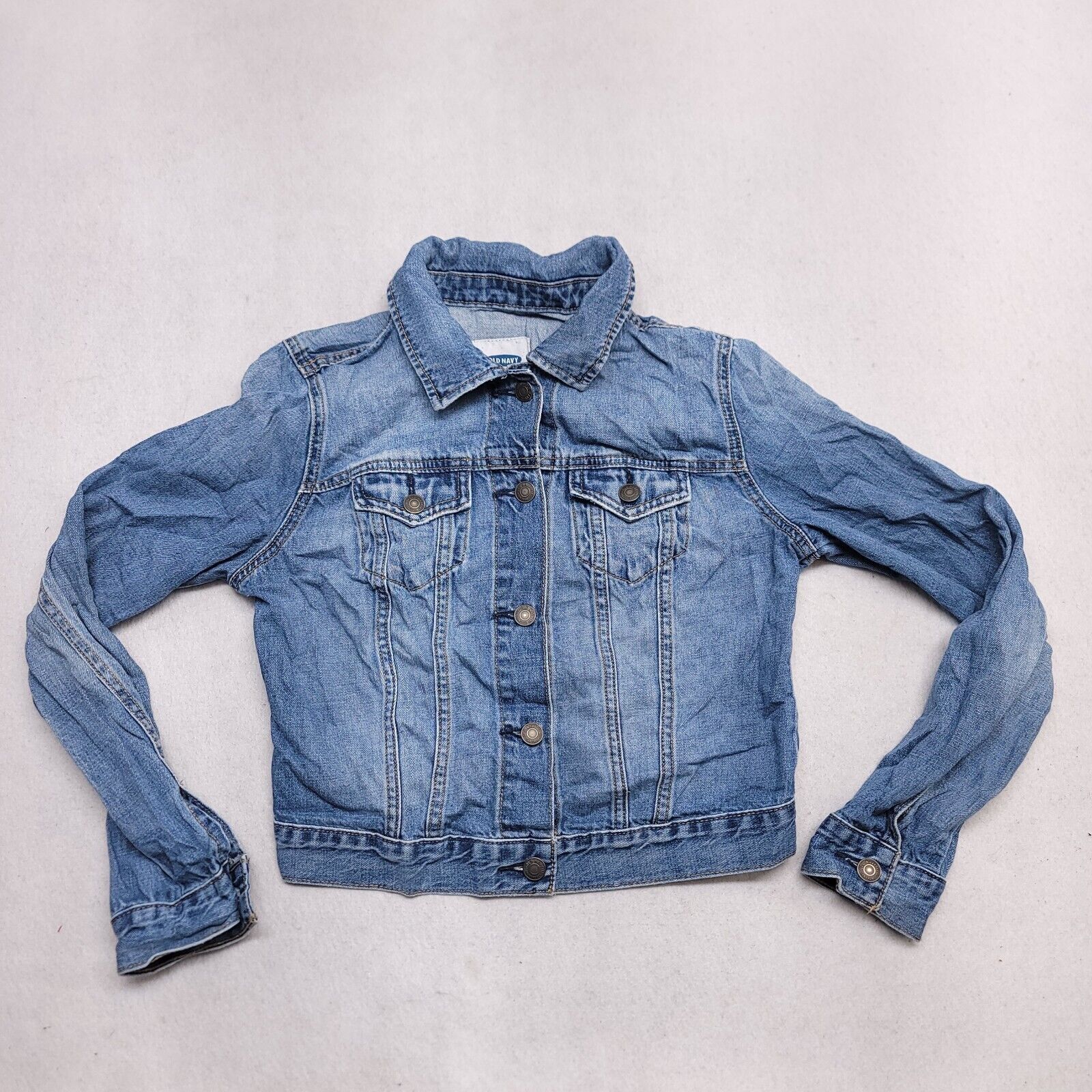 Old Navy Old Navy Casual Button Denim Jean Jacket Womens Size S Blue Size S / US 4 / IT 40 - 2 Thumbnail