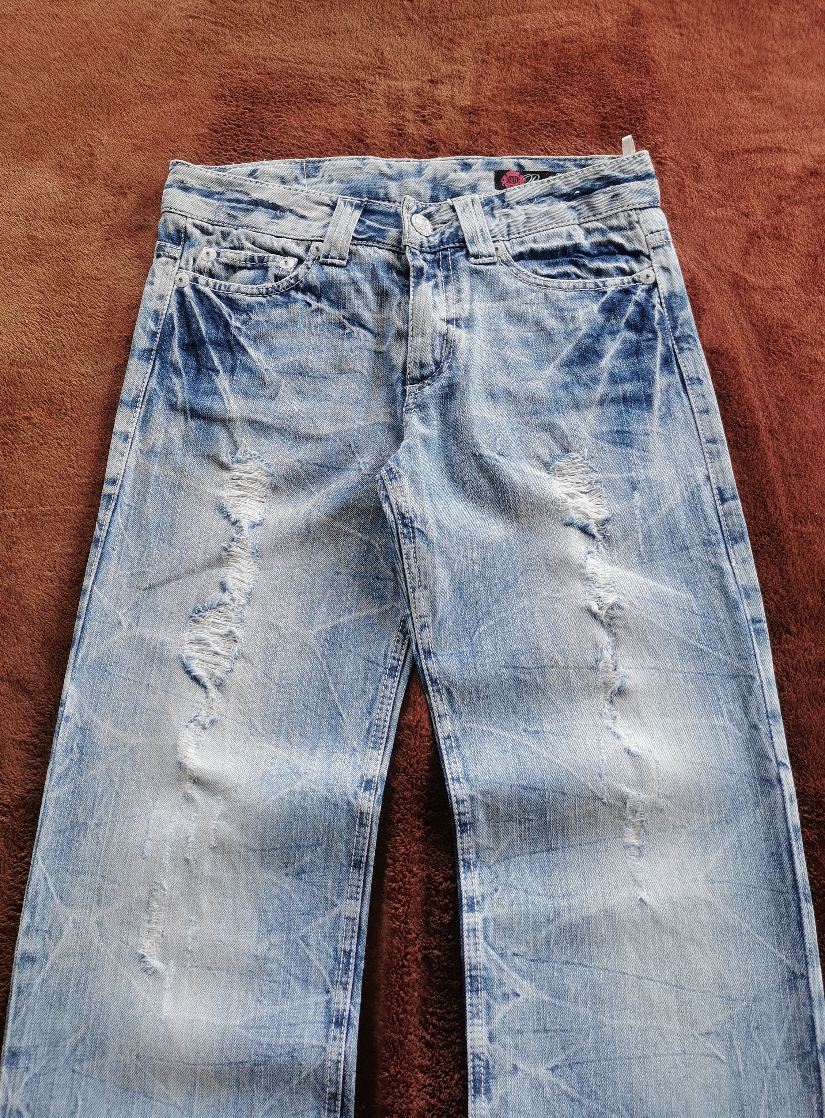 Japanese Brand Avantgarde Oririns Distressed Details Denim Jeans 30'x30.5 Size US 30 / EU 46 - 4 Thumbnail