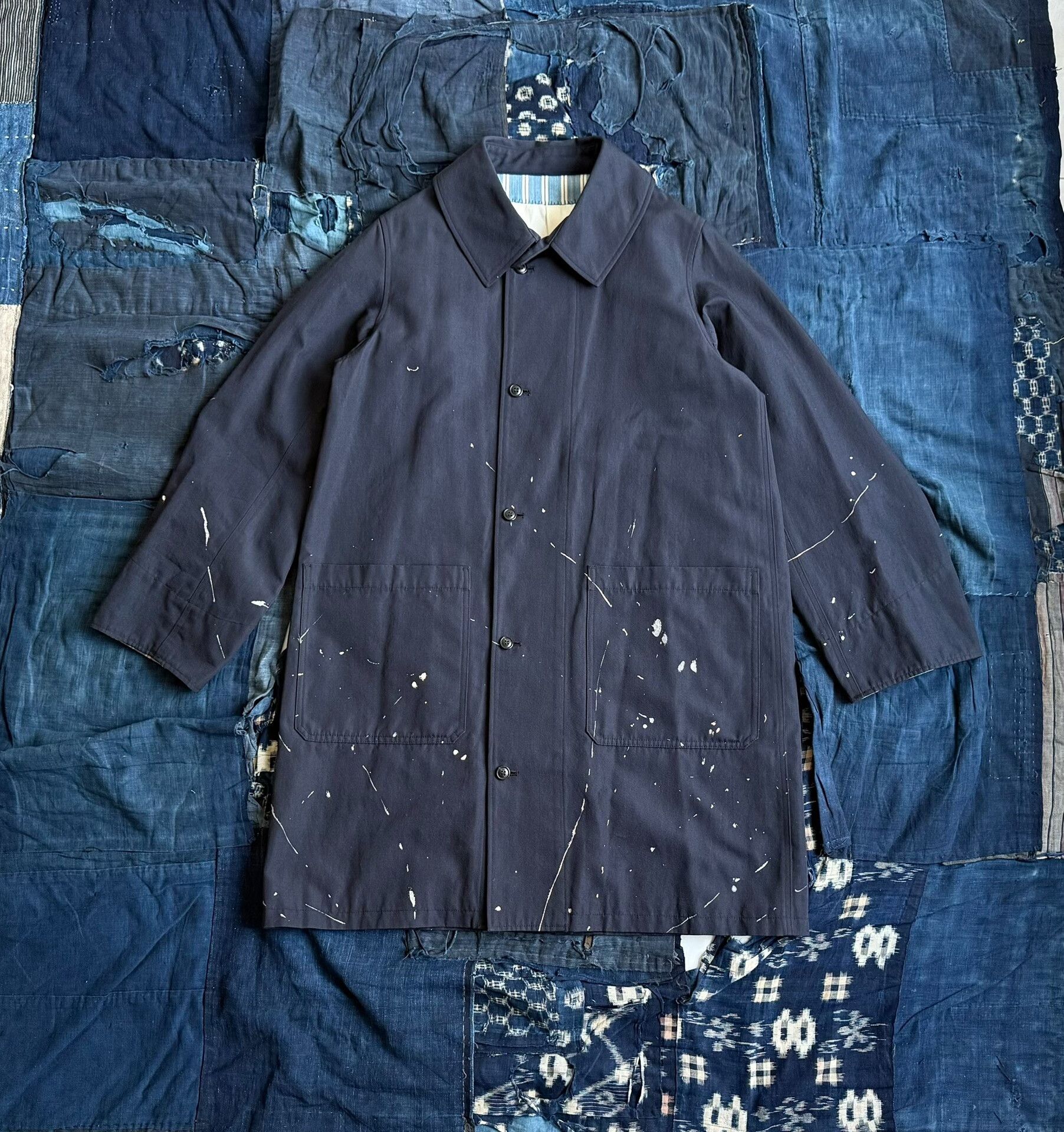 Visvim Visvim Dotera Coat Wool Stripe NWT Size 5, Kimono Jacket