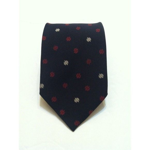 Armani Collezioni ARMANI COLLEZIONI MEN'S NEW NAVY 100%SILK TIEWIDTH: 3 3/4" Size ONE SIZE - 3 Thumbnail