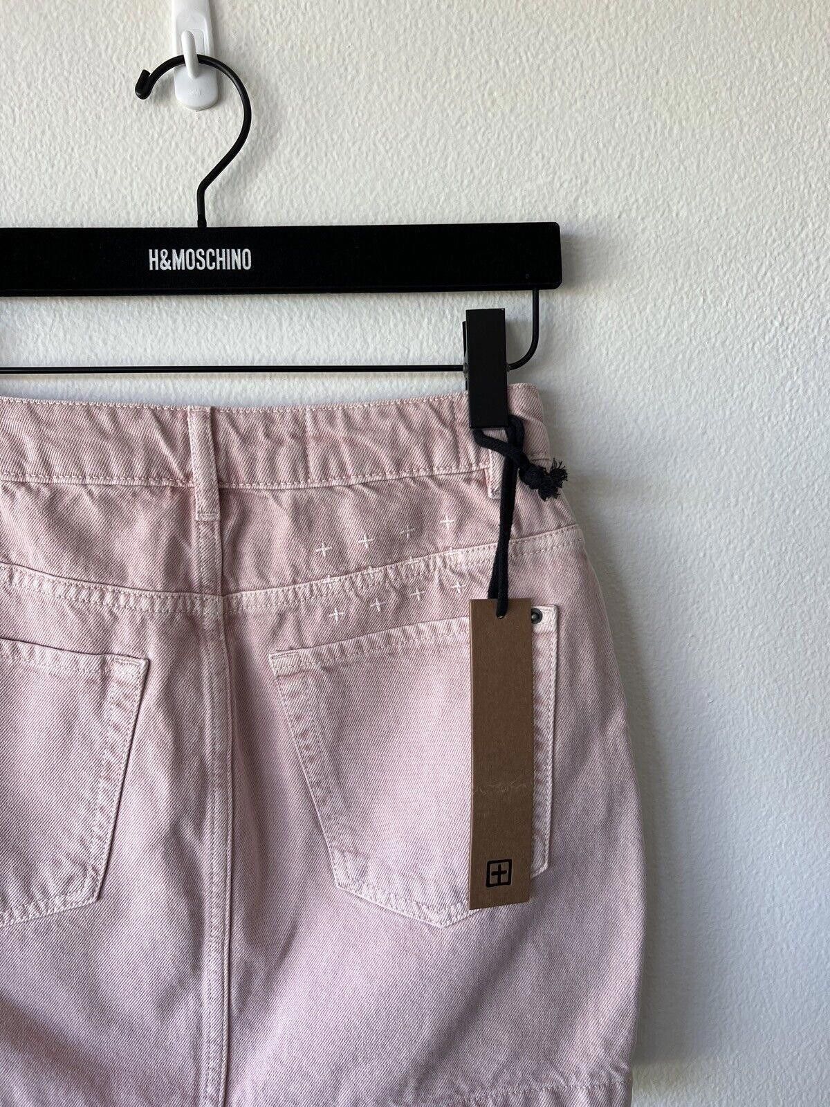 Ksubi new Ksubi womens denim skirt mini 26 small 8 super x pink Size 42" / US 20 - 4 Thumbnail