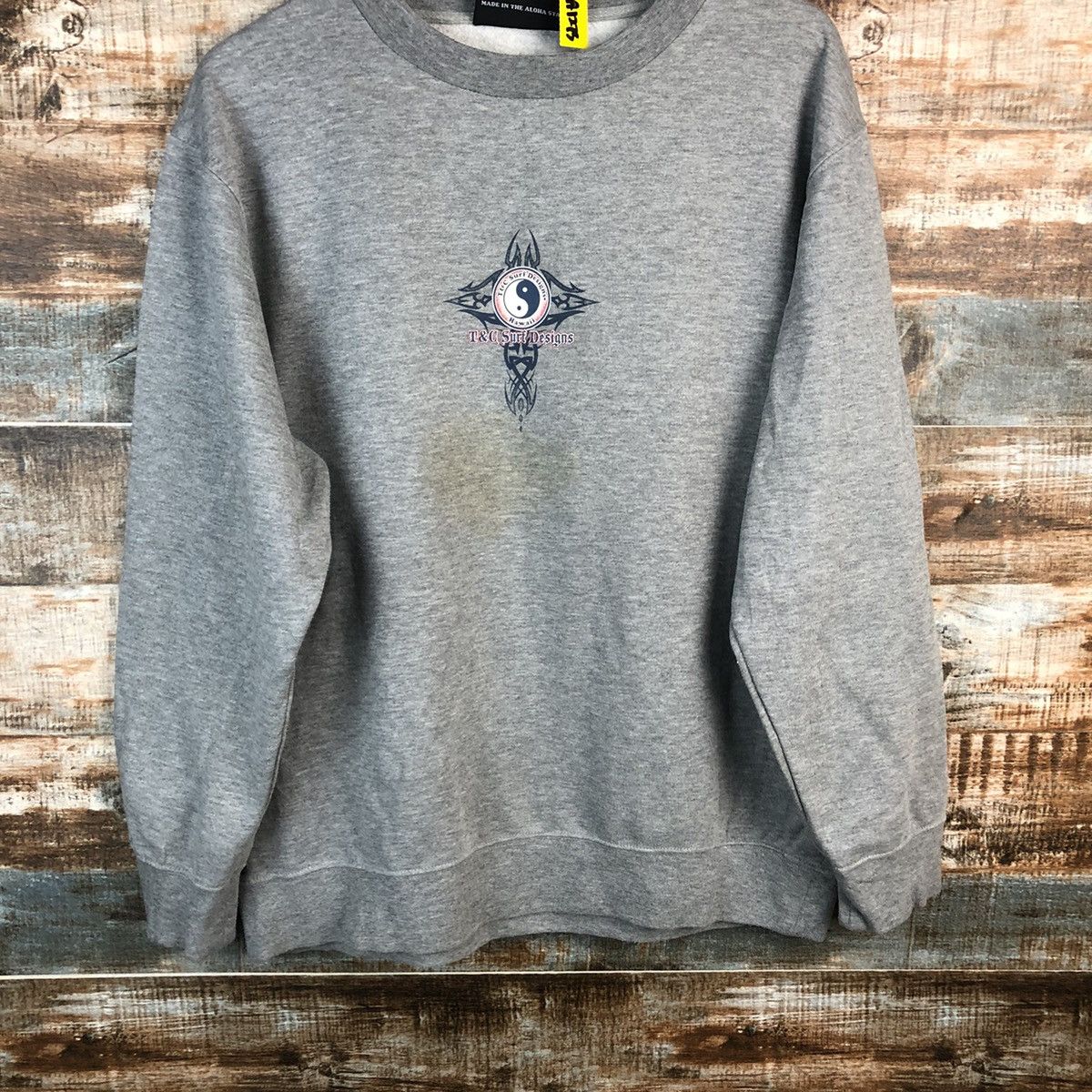 Vintage T&C Surf Designers Grey vintage Sweatshirt #A1273 Size US L / EU 52-54 / 3 - 7 Thumbnail