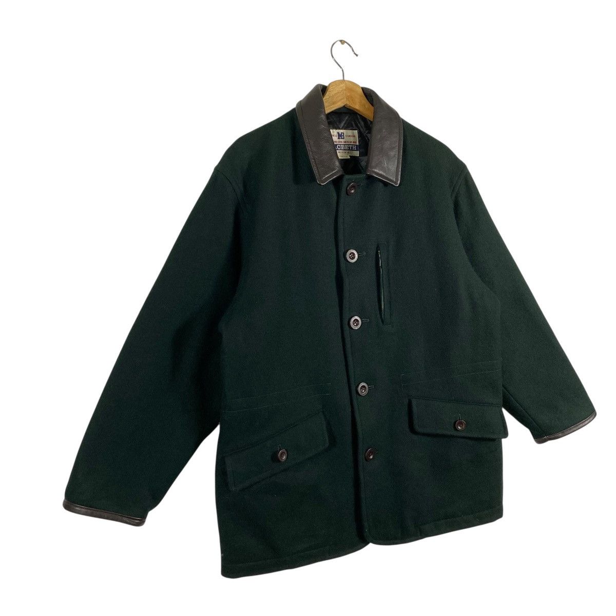 Macbeth Vintage Macbeth Leather Collar Button Jacket M Size Size US M / EU 48-50 / 2 - 3 Thumbnail