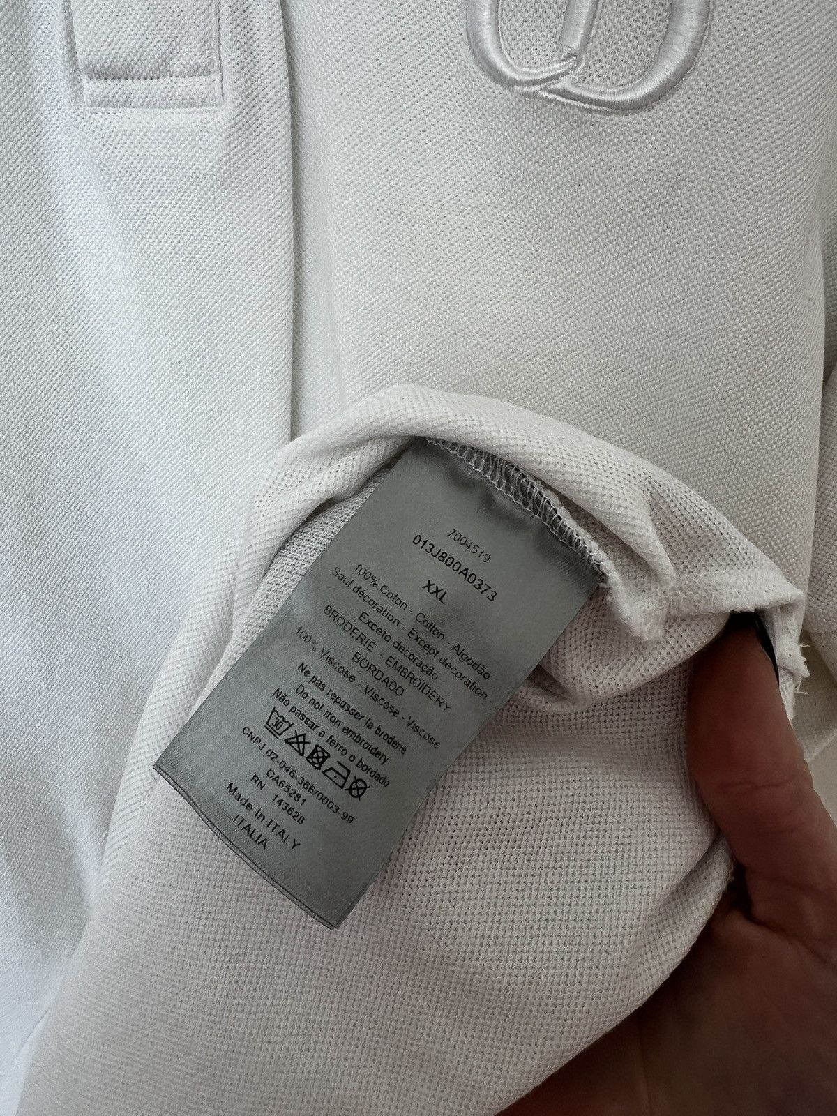 Dior Dior CD Icon Polo Shirt – Size XXL – Embroidered “CD” Logo Size US XXL / EU 58 / 5 - 8 Thumbnail