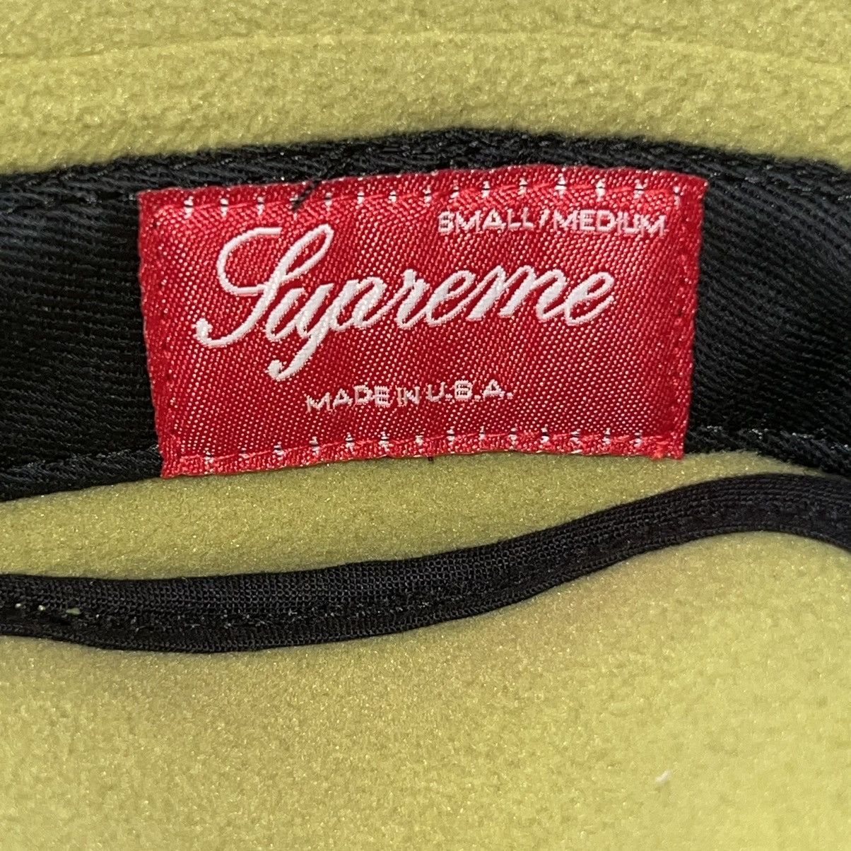 Polartec × Supreme Supreme FW17 Polartec Crusher Fleece Bucket Hat Sulfur S/M Size ONE SIZE - 5 Thumbnail