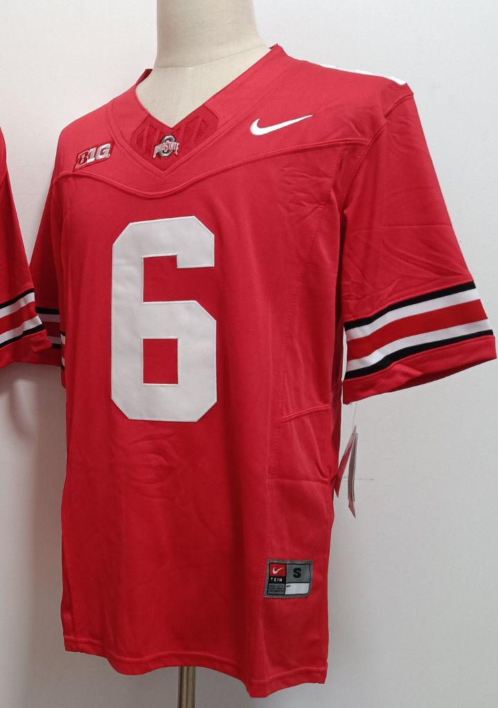 Other Men's Ohio State Buckeyes #6 Sonny Styles Red Jersey Size US S / EU 44-46 / 1 - 2 Thumbnail