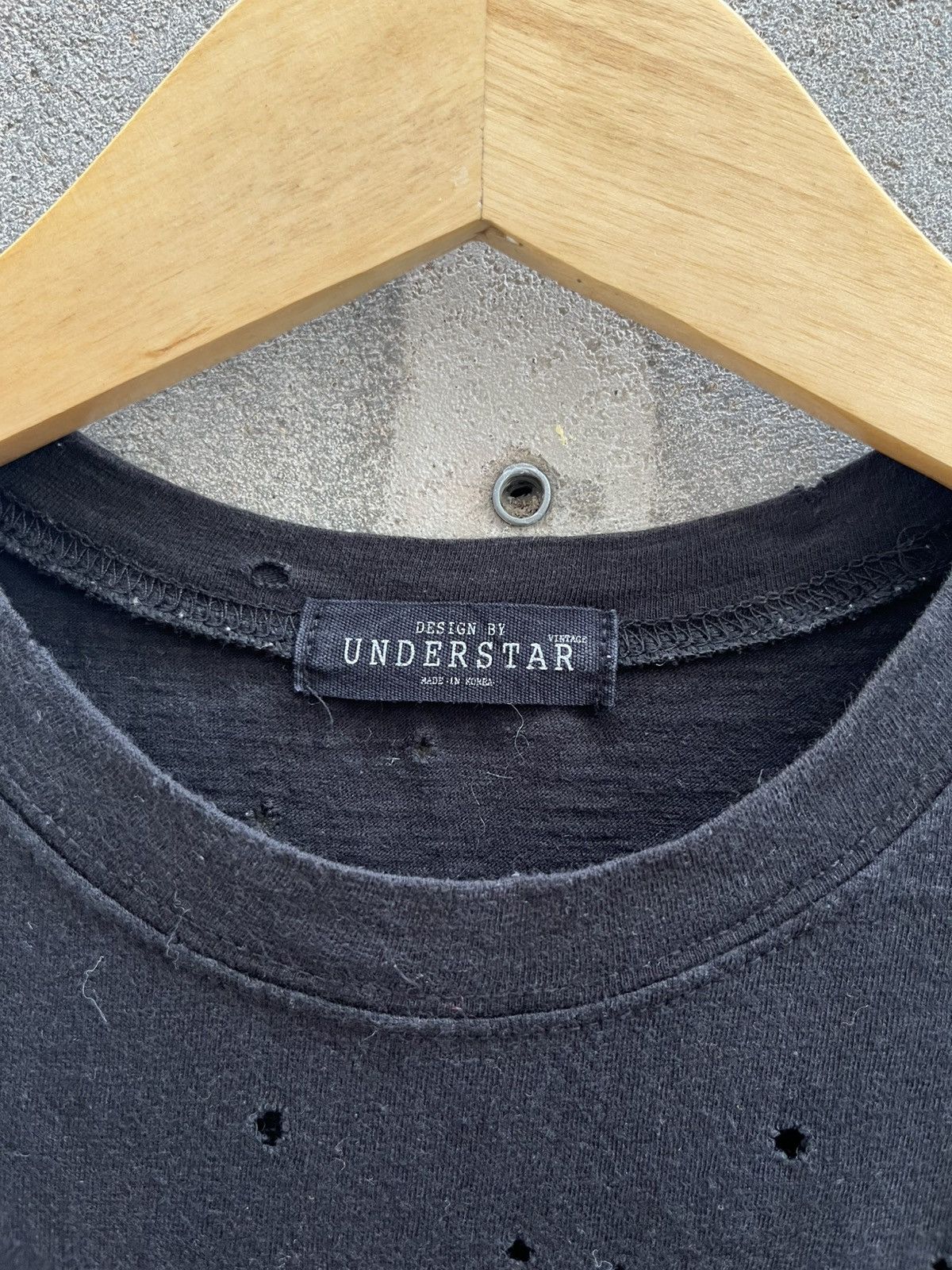 20471120 × If Six Was Nine × Le Grande Bleu (L.G.B.) 2000s UNDERSTAR – Studded Rhinestone, Destroyed Punk Style Size US S / EU 44-46 / 1 - 7 Thumbnail