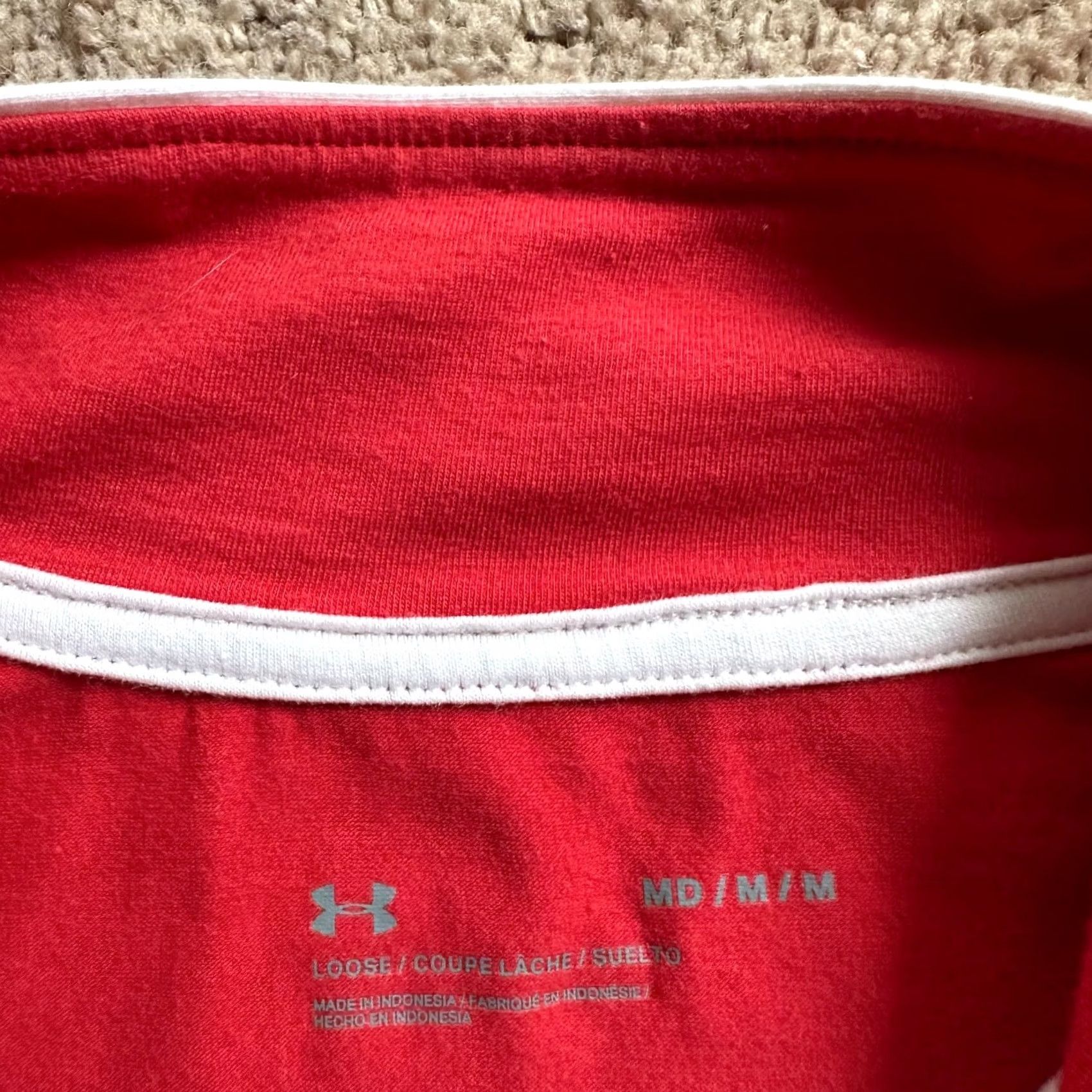 Under Armour Under Armour Sweater Mens Medium 1/4 Zip Boston University Mock Neck Fleece Red Size US M / EU 48-50 / 2 - 3 Thumbnail