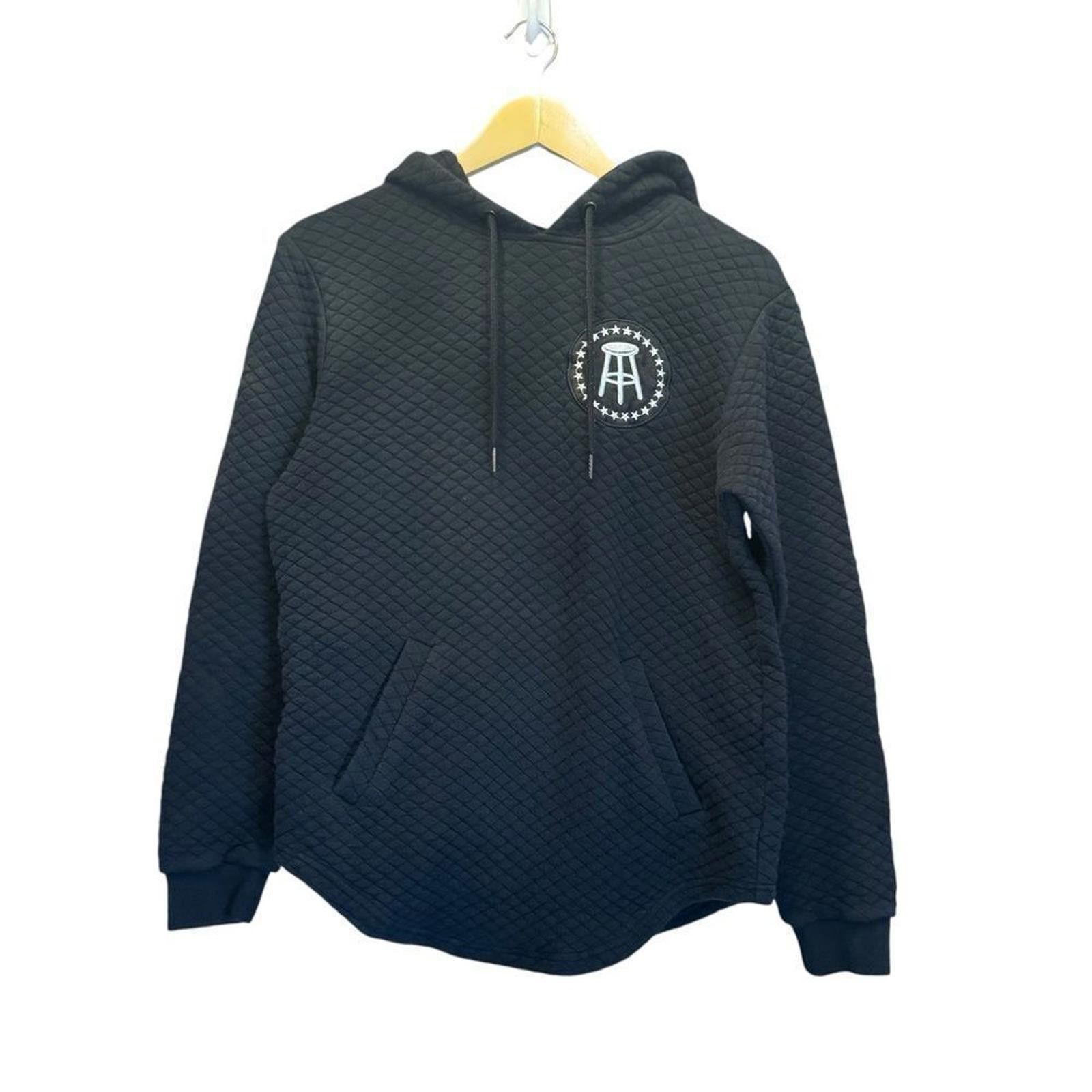 Designer Barstool. Women’s Patchwork Black Hoodie. Size Small. Size S / US 4 / IT 40 - 1 Thumbnail