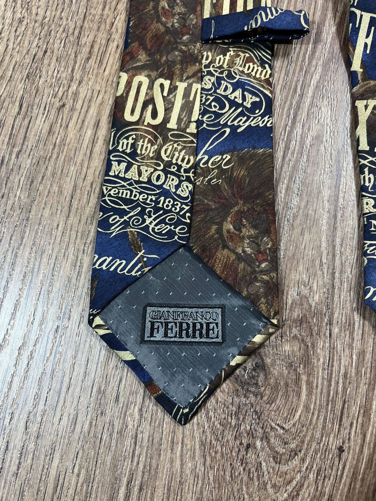 Gianfranco Ferre Vintage Gianfranco Ferre Tie Very Rare Size ONE SIZE - 5 Thumbnail