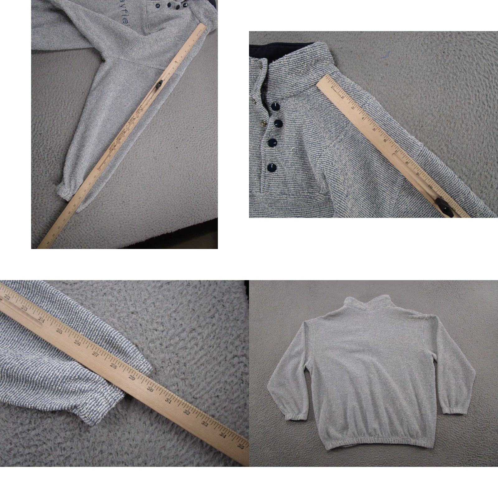 Vintage VINTAGE Cityscapes Sweatshirt 2XL Bayfield Wisconsin Embroidered Crew Neck Long Sleeve Gray Mens Size US XXL / EU 58 / 5 - 8 Thumbnail