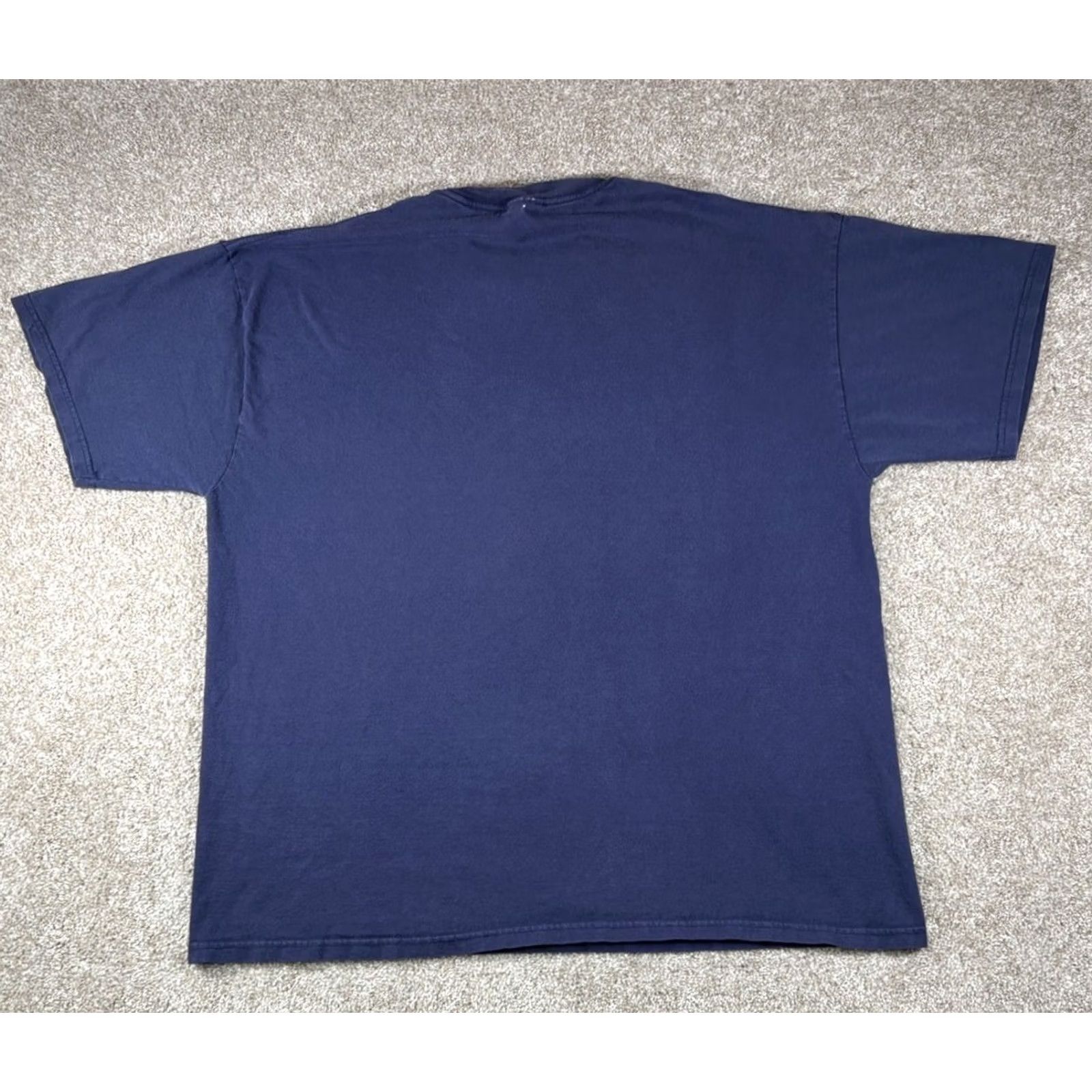 Jerzees VINTAGE 90s Computer Wizard Graphic T Shirt JERZEES Adult XL Blue Men Regular Short Sleeve Crew Neck Size US XL / EU 56 / 4 - 4 Thumbnail