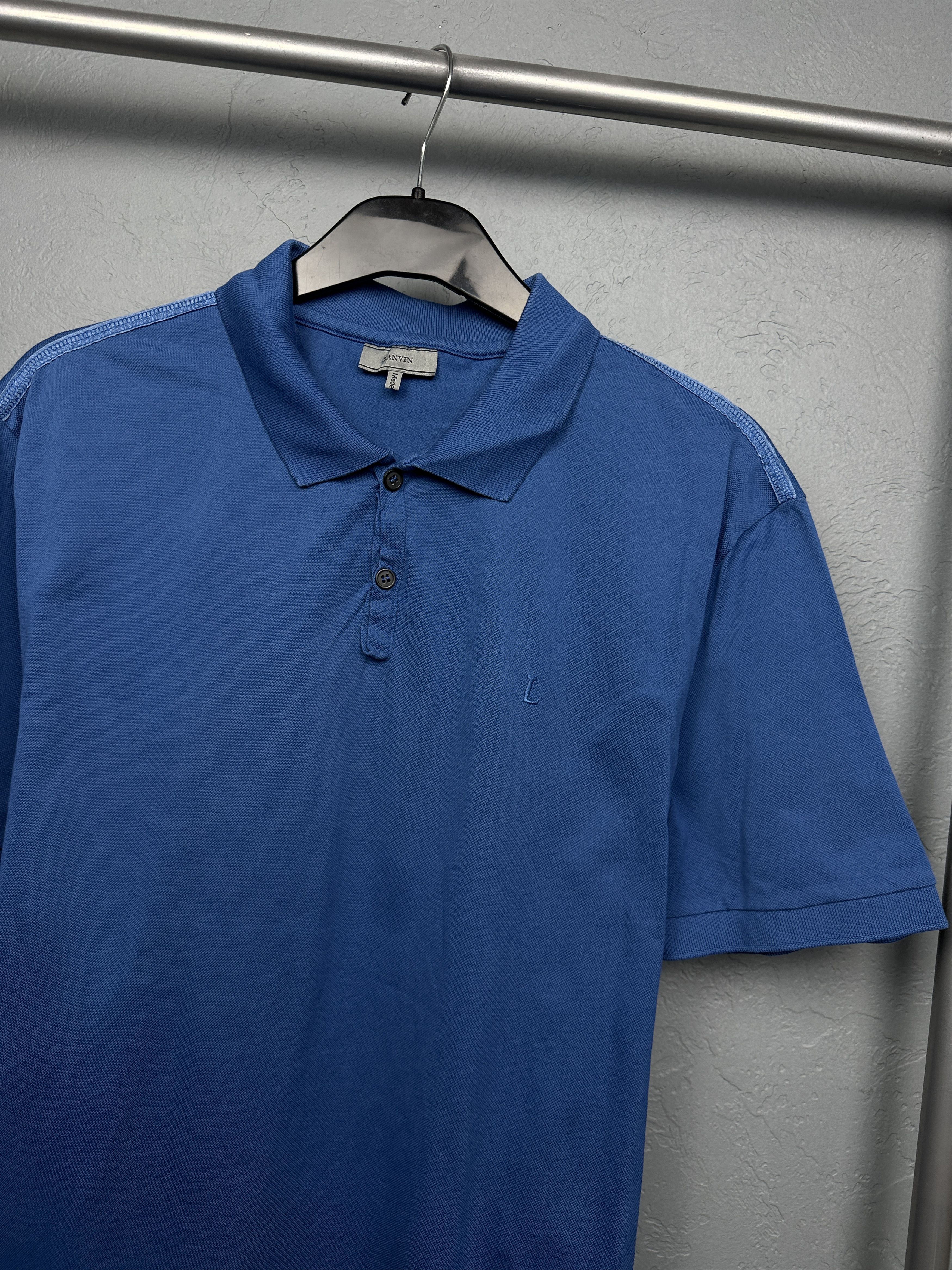 Lanvin Lanvin Mens Polo Shirt Slim Fit Size US XXL / EU 58 / 5 - 2 Thumbnail