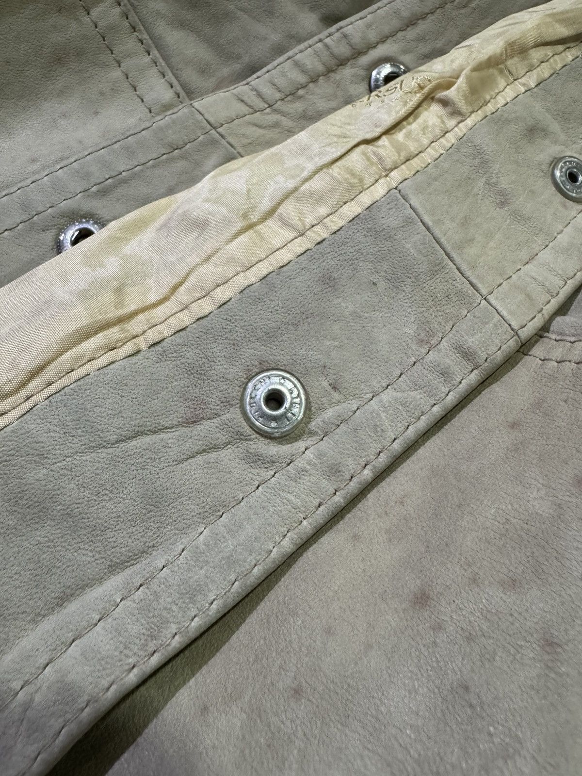 Versace VERY RARE VINTAGE JACKET LEATHER COAT VERSACE VERSUS Size M / US 6-8 / IT 42-44 - 8 Thumbnail