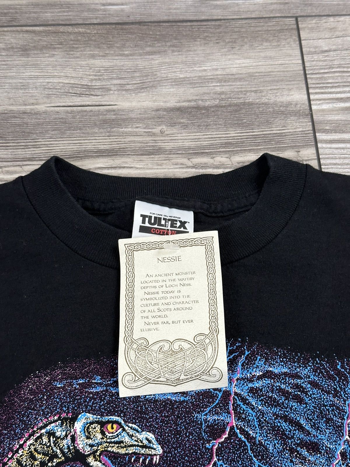 Tultex Vintage 90’s Nessie Scotland Loch Ness Monster T Shirt Size US S / EU 44-46 / 1 - 3 Thumbnail
