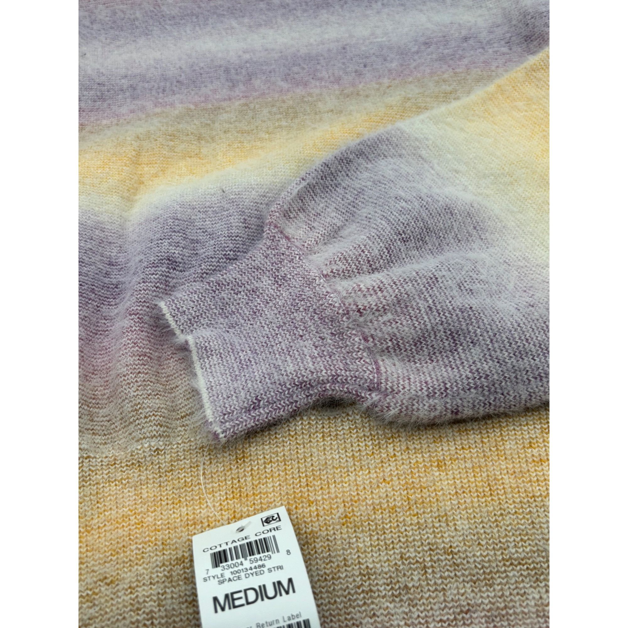 Other INC International Concepts Women’s Space Dyed Striped Crew N Size M / US 6-8 / IT 42-44 - 6 Thumbnail