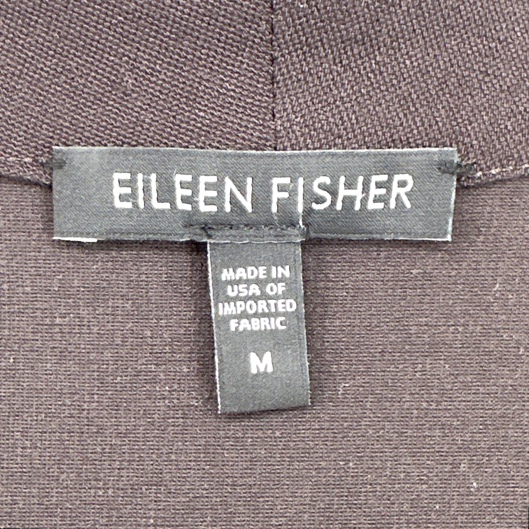 Eileen Fisher Eileen Fisher Jacket Womens Medium Brown Open Front Jersey Knit Stretch Blazer Size M / US 6-8 / IT 42-44 - 5 Thumbnail