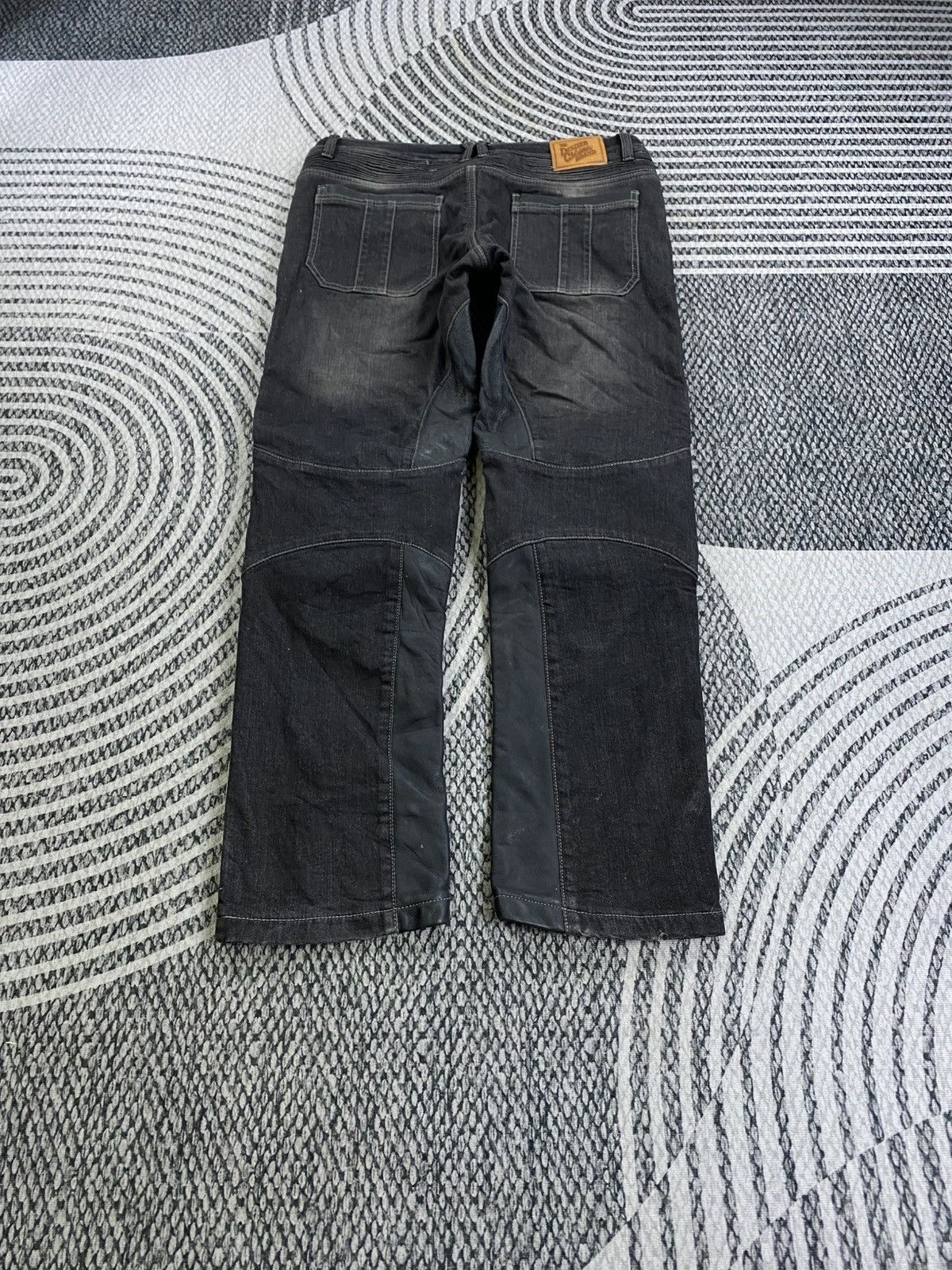 Designer The Designer Classic Tactical Biker Denim Pants Size US 35 - 2 Thumbnail