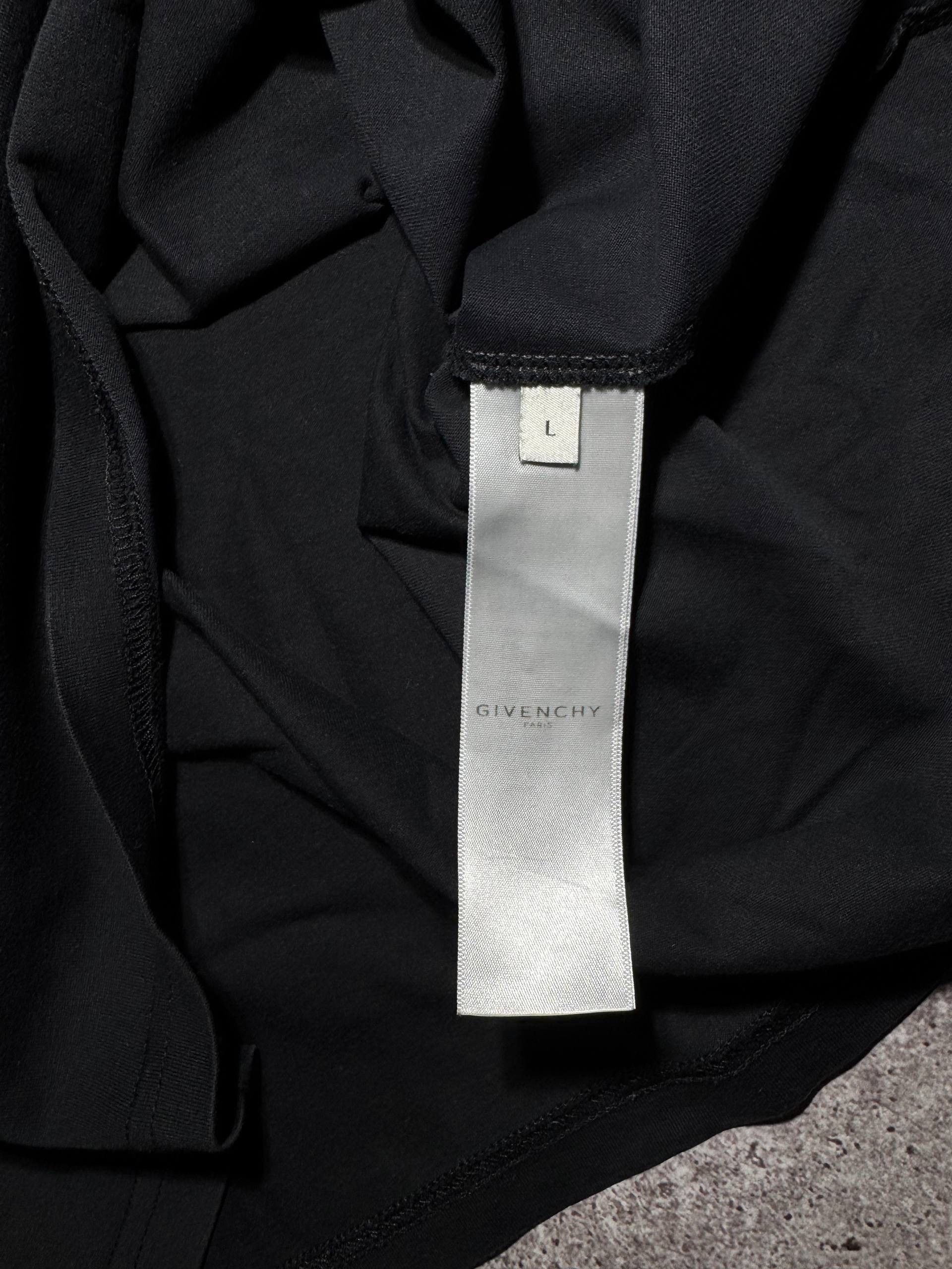 Givenchy Givenchy Paris Black Men’s T-shirt Embroidered Logo Size US L / EU 52-54 / 3 - 9 Thumbnail
