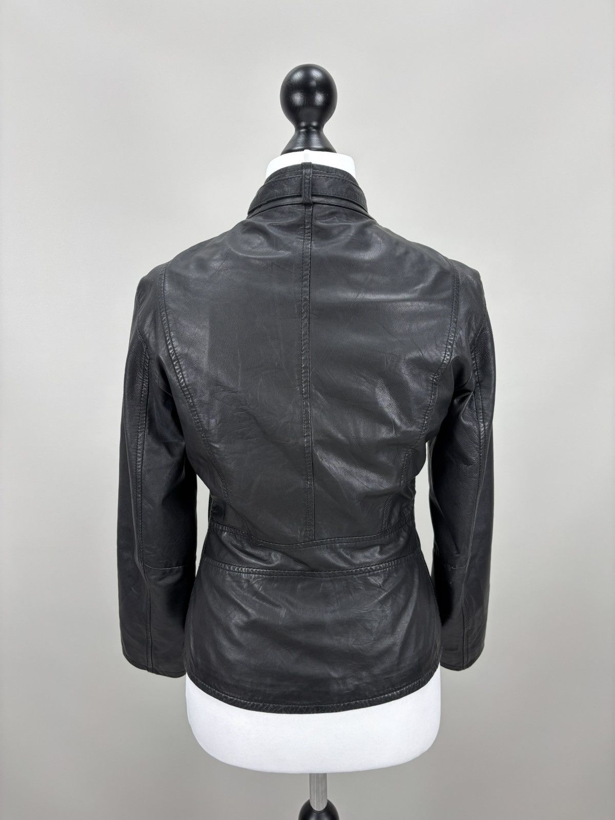 Genuine Leather × Leather Womens leather jacket Oakwood Size M Color Black Size M / US 6-8 / IT 42-44 - 7 Thumbnail