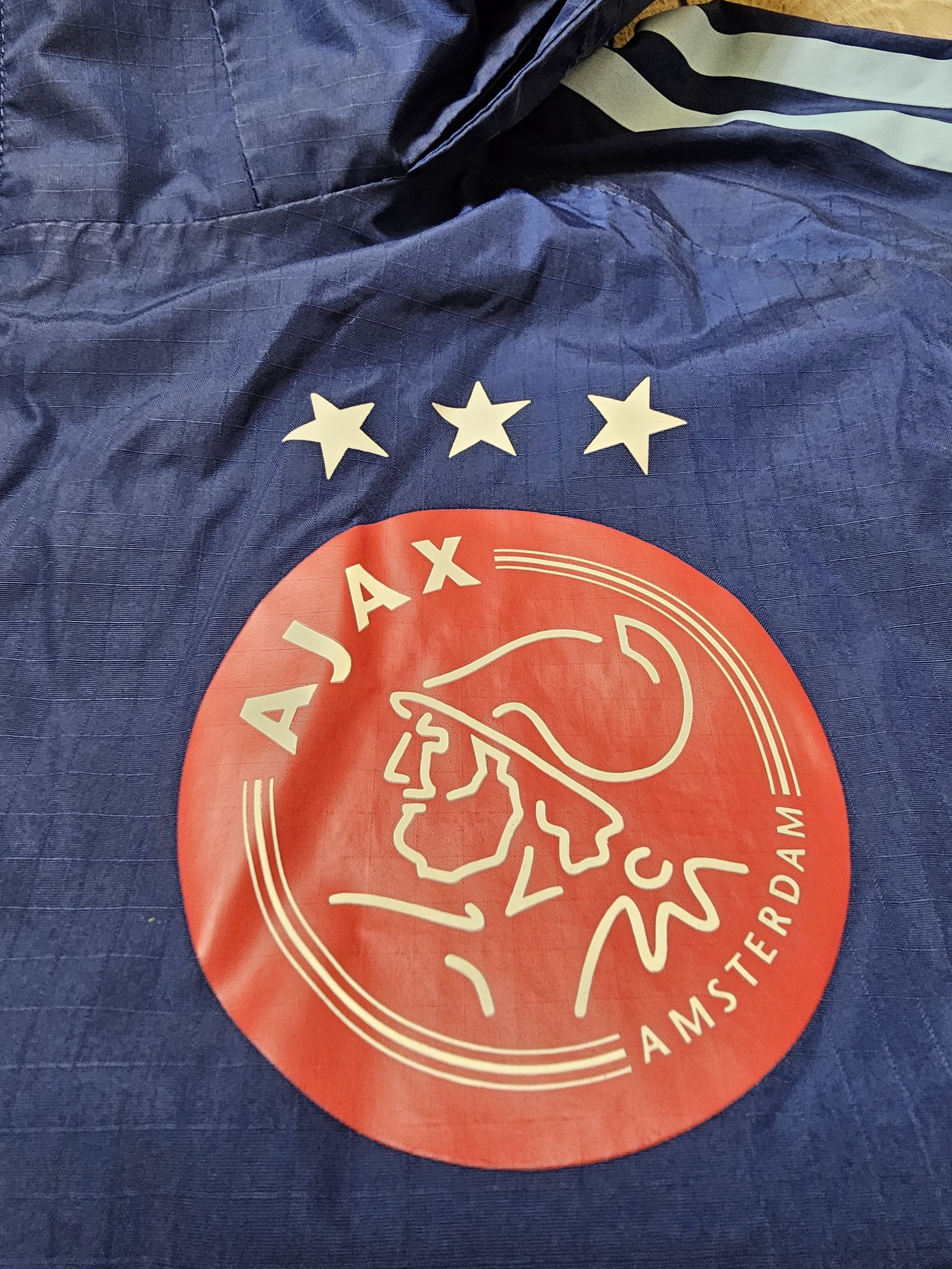 Adidas AJAX AMSTERDAM 2020 FOOTBALL JACKET SOCCER CLIMAST0RM Size US M / EU 48-50 / 2 - 4 Thumbnail