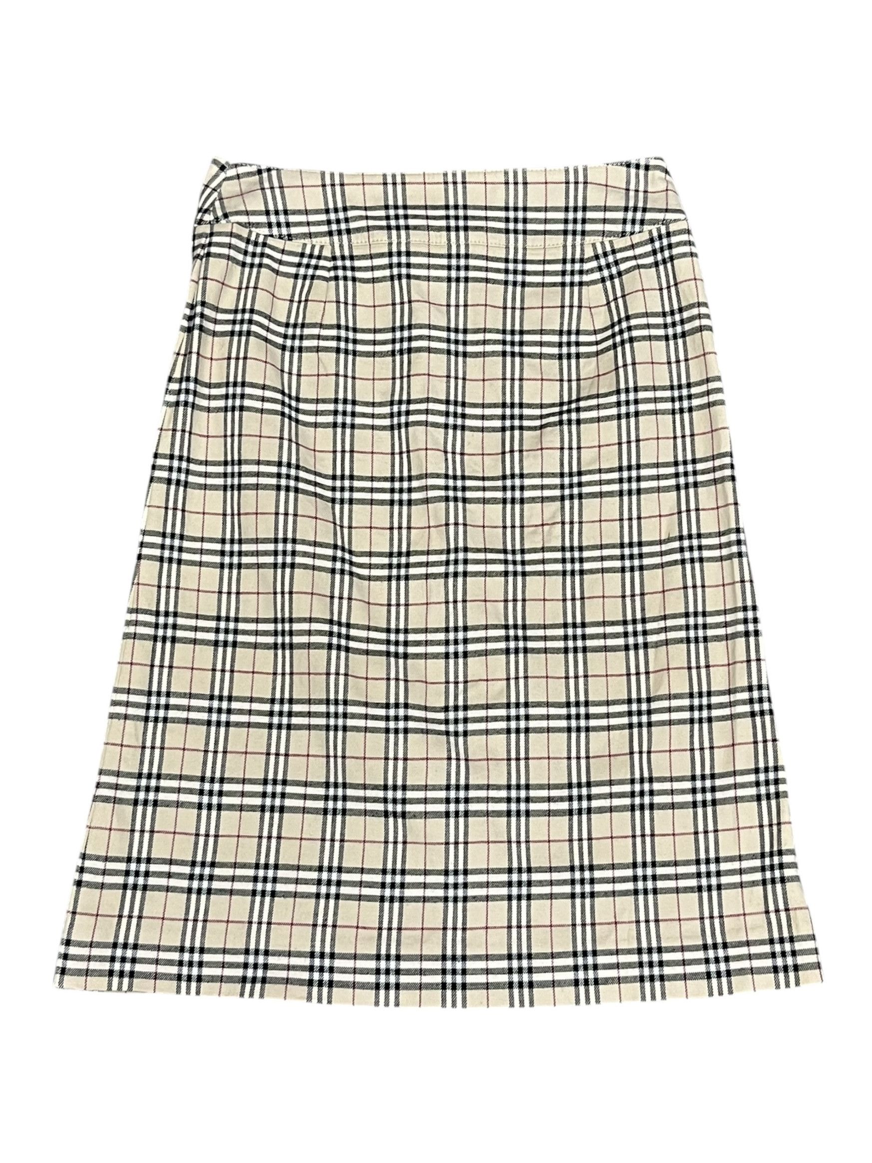 Burberry Burberry Blue Label Nova Check Zip Skirt Japan Size 25" / US 0 / IT 36 - 7 Thumbnail
