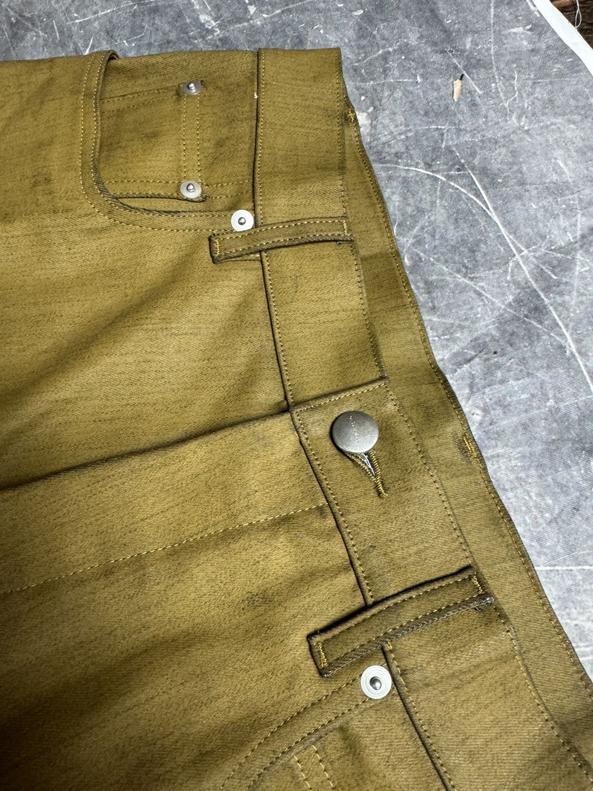 Rick Owens Rick Owens FW24 Porterville Bolan Cut Jeans in Honey Size US 31 - 12 Thumbnail