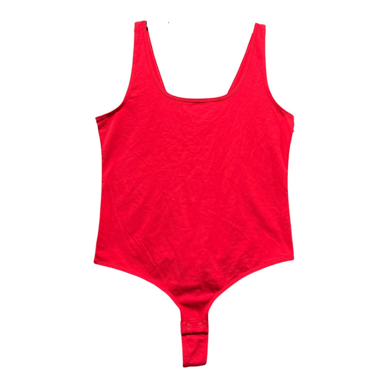Other Auden - Women's Cotton Bodysuit - Red - Extra Large Size ONE SIZE - 18 Thumbnail