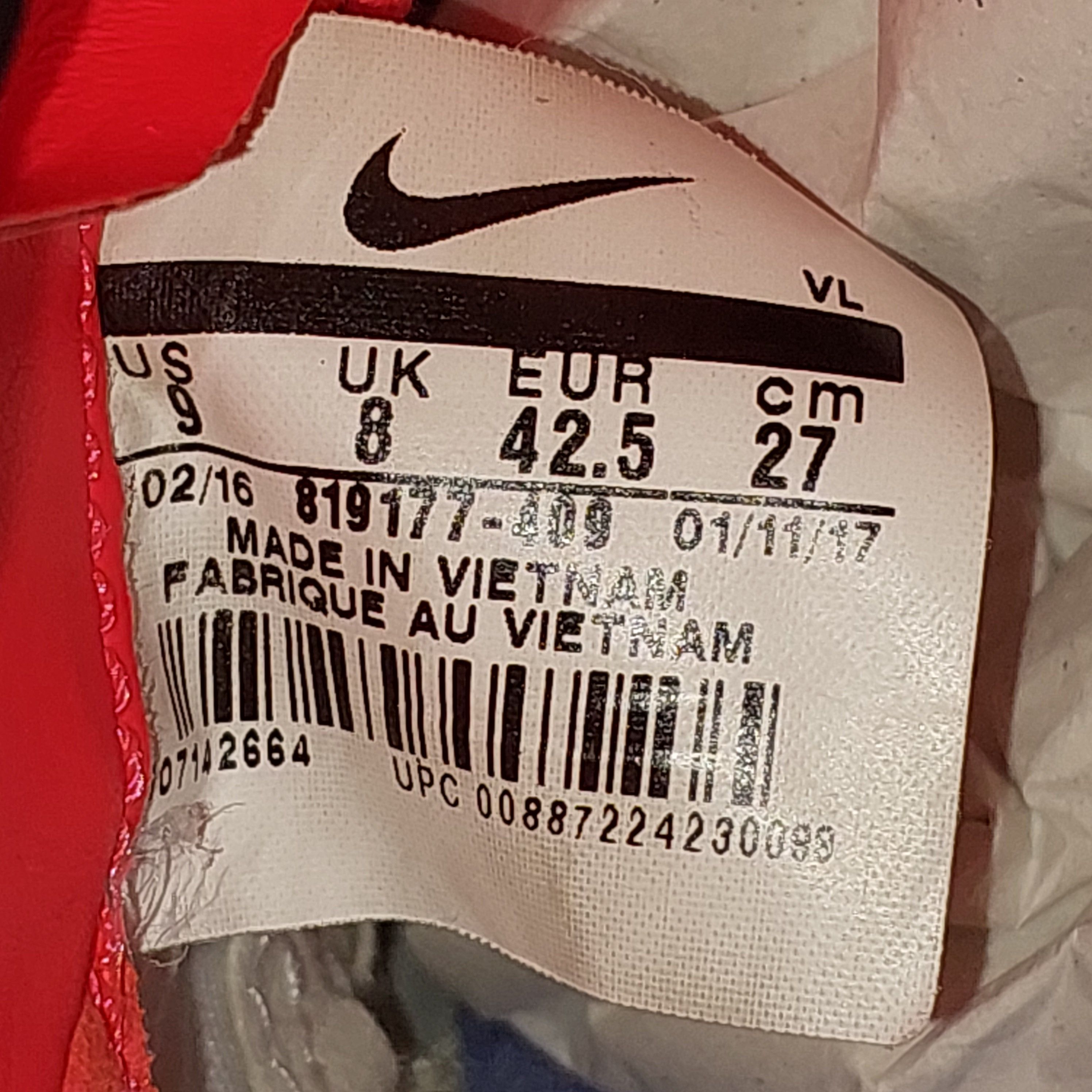 Nike Tiempo Legend VI Elite FG 819177-409 US9 UK8 27CM Size US 9 / EU 42 - 12 Thumbnail