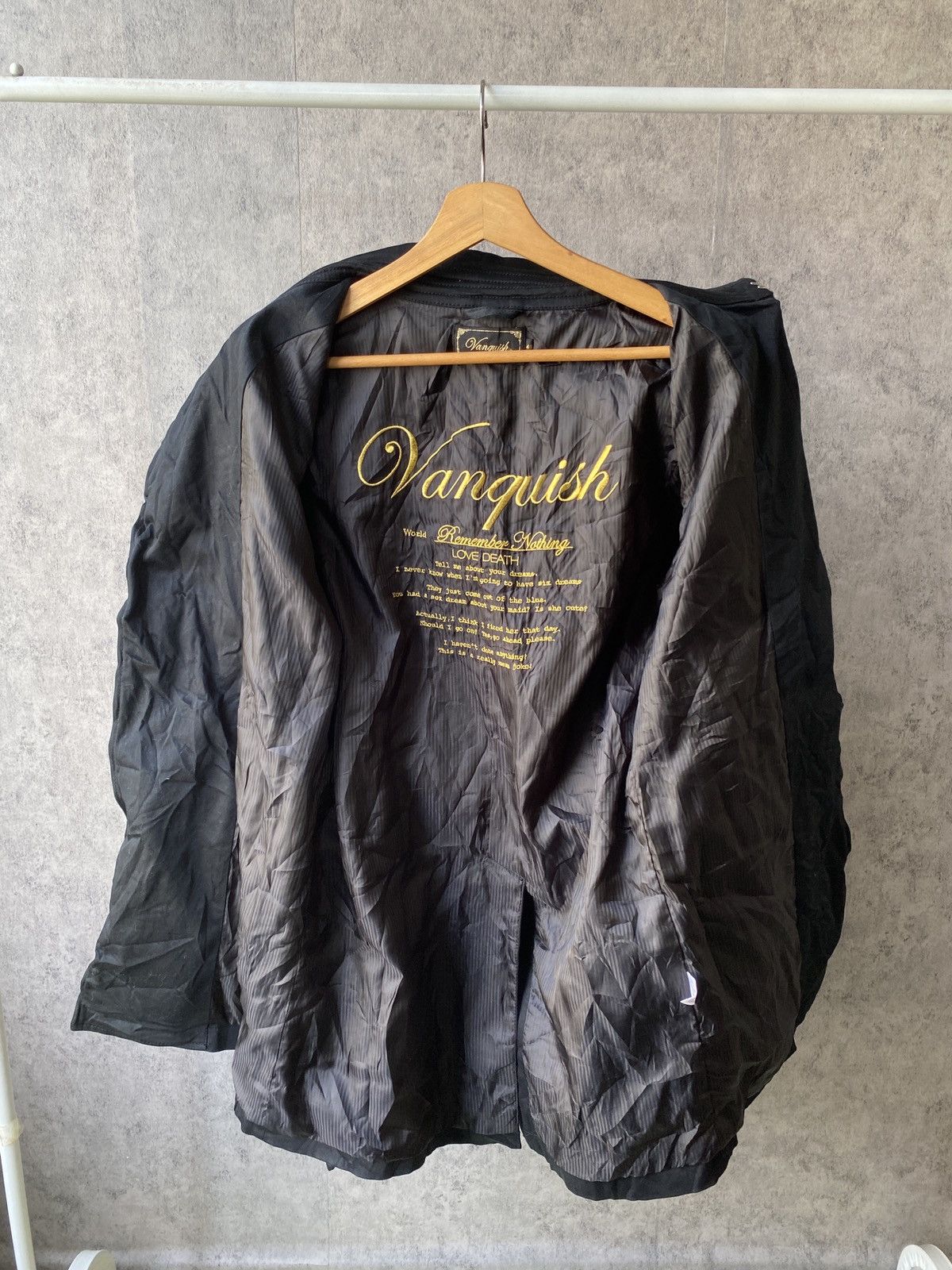 Japanese Brand × Vanquish Vanquish Japan Gothic Punk Style Trench Coat Size US S / EU 44-46 / 1 - 7 Thumbnail